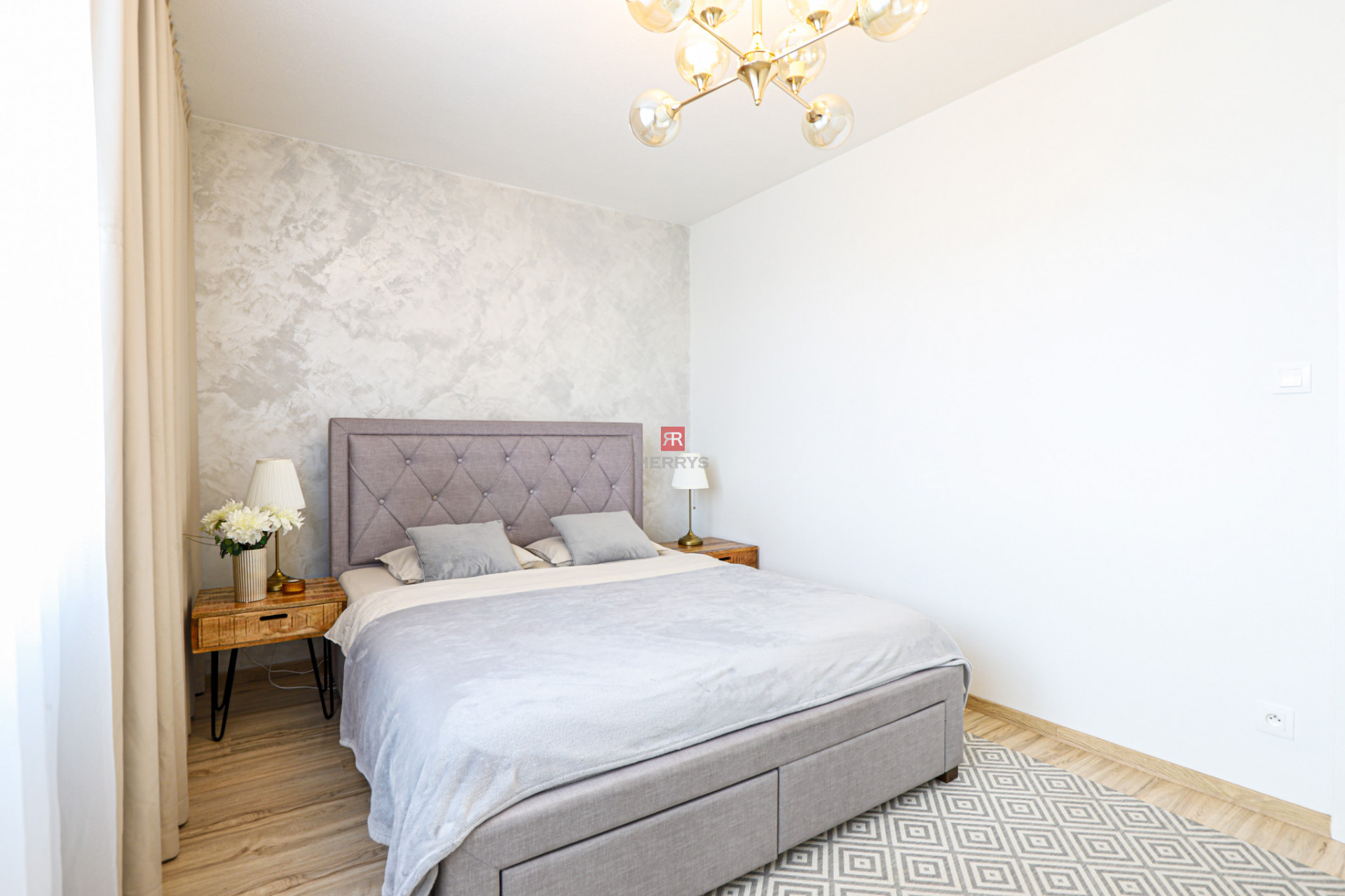 HERRYS - For rent, designer 2-room apartment in the new NOBELOVA building
