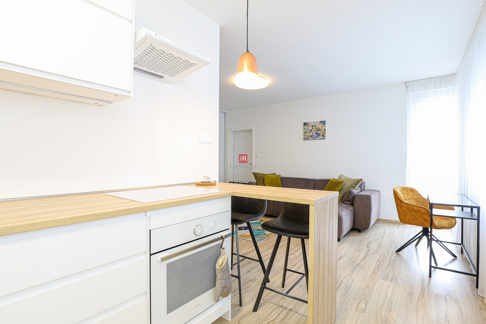 HERRYS - For rent, designer 2-room apartment in the new NOBELOVA building