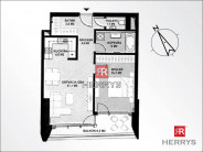 HERRYS – Na prenájom 2 izbový byt s výhľadom na Dunaj, v&nbsp;najvyššom mrakodrape Eurovea Tower