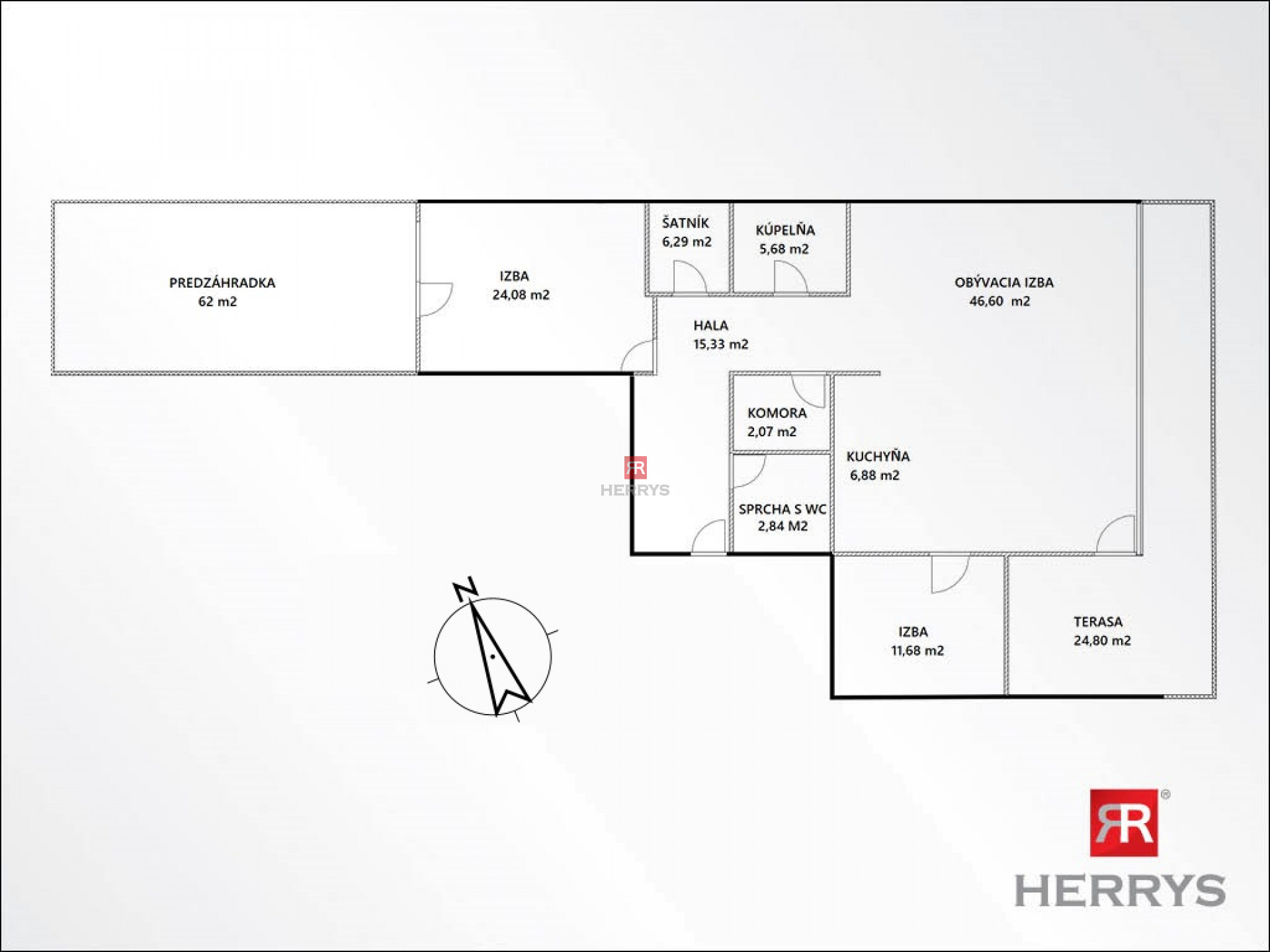 HERRYS - Na prenájom priestranný 3 izbový byt na Kolibe s&nbsp;bazénom, saunou, terasou a predzáhradkou