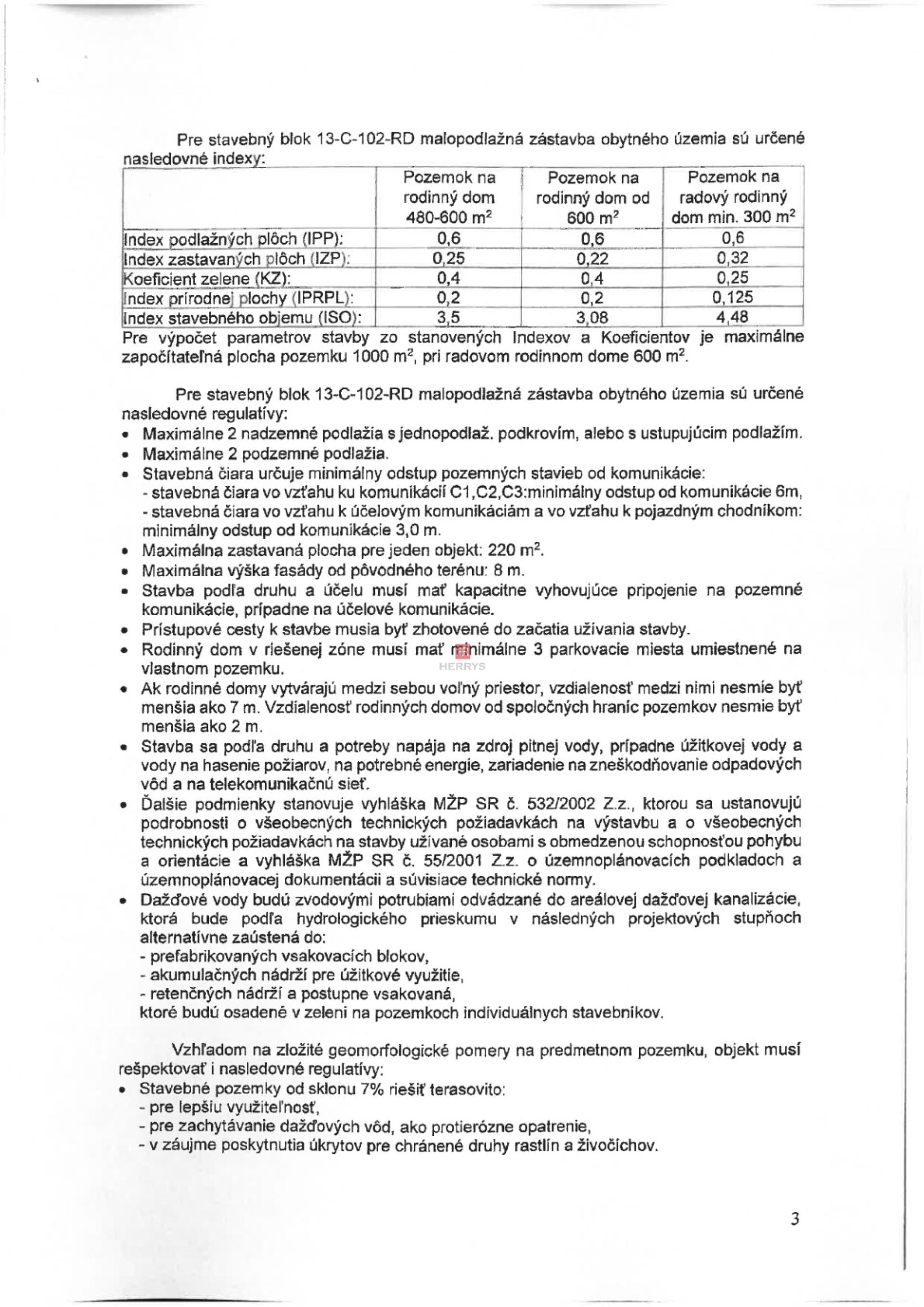 HERRYS - Na predaj rovinatý stavebný pozemok pre rodinný dom v Lamači&nbsp;