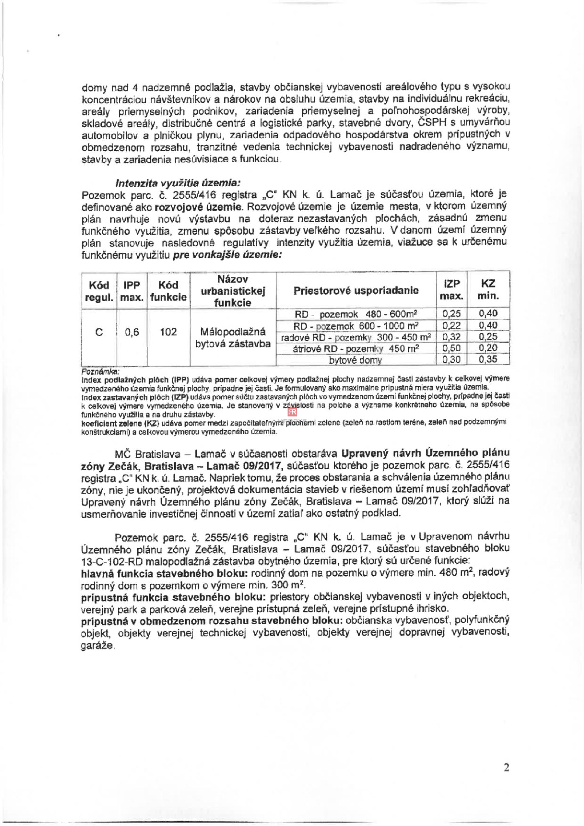 HERRYS - Na predaj rovinatý stavebný pozemok pre rodinný dom v Lamači&nbsp;