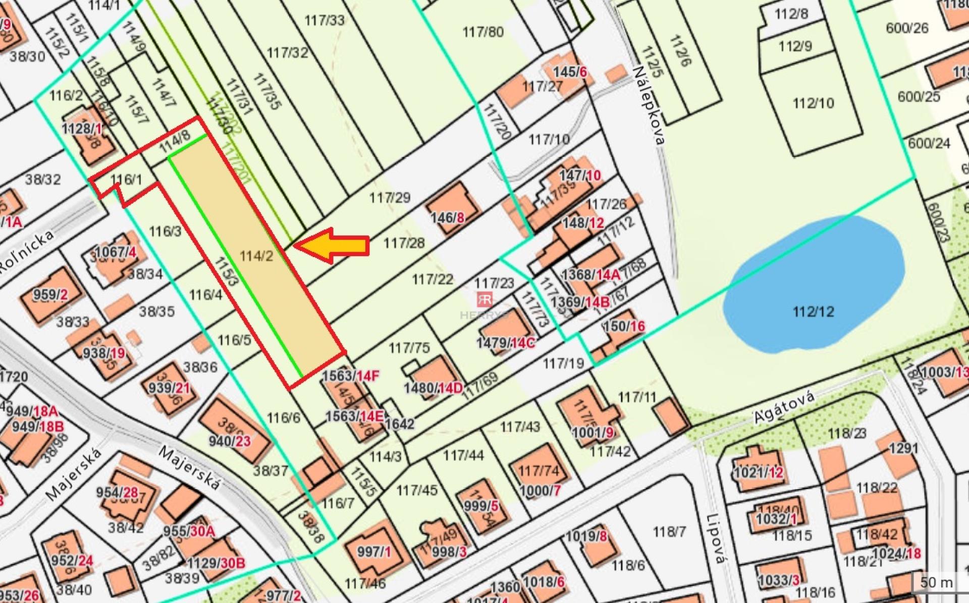 HERRYS - Building land for sale in the village Nová Dedinka
