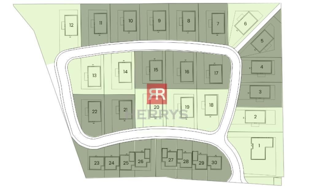 HERRYS - Sunny plots of land for sale in the residential zone in Hviezdoslavov with valid building permits for family houses