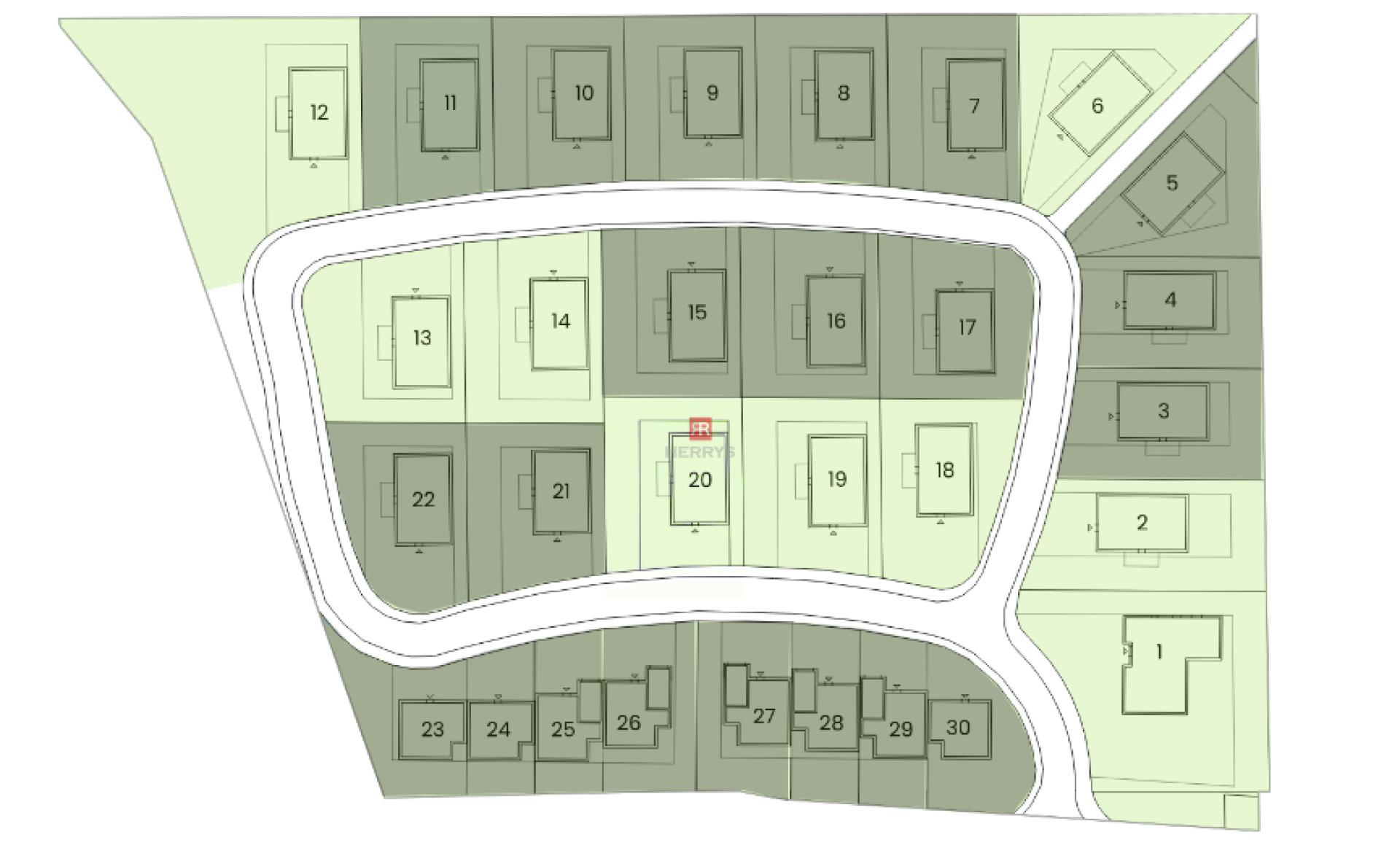 HERRYS - Sunny plots of land for sale in the residential zone in Hviezdoslavov with valid building permits for family houses