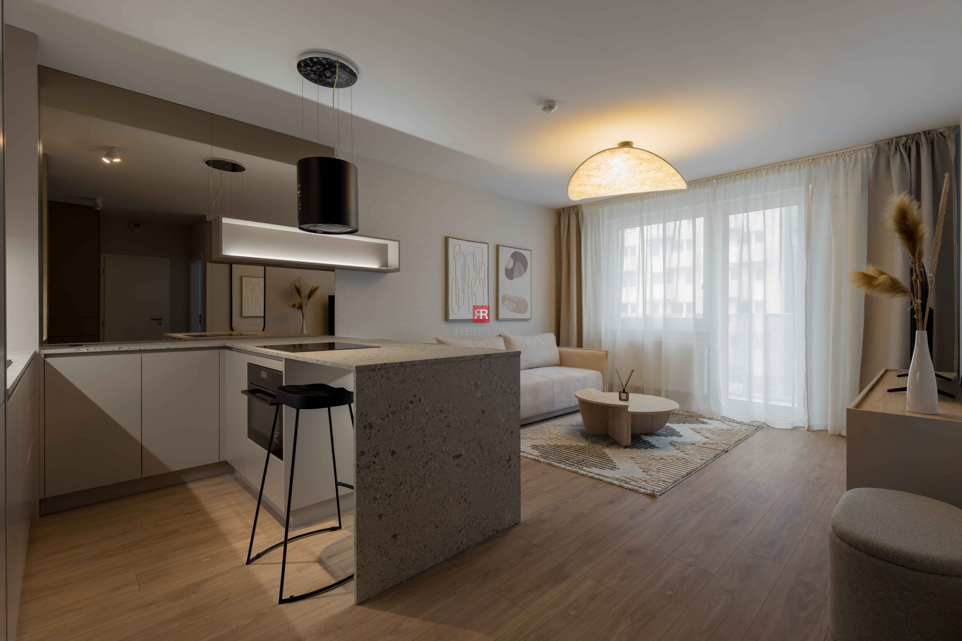 HERRYS - Na prenájom nadštandardne zariadený a klimatizovaný 2-izbový byt v Ovocných Sadoch