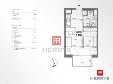 HERRYS - Exkluzívne na predaj svetlý 1,5 izbový byt v prestížnej novostavbe Vydrica