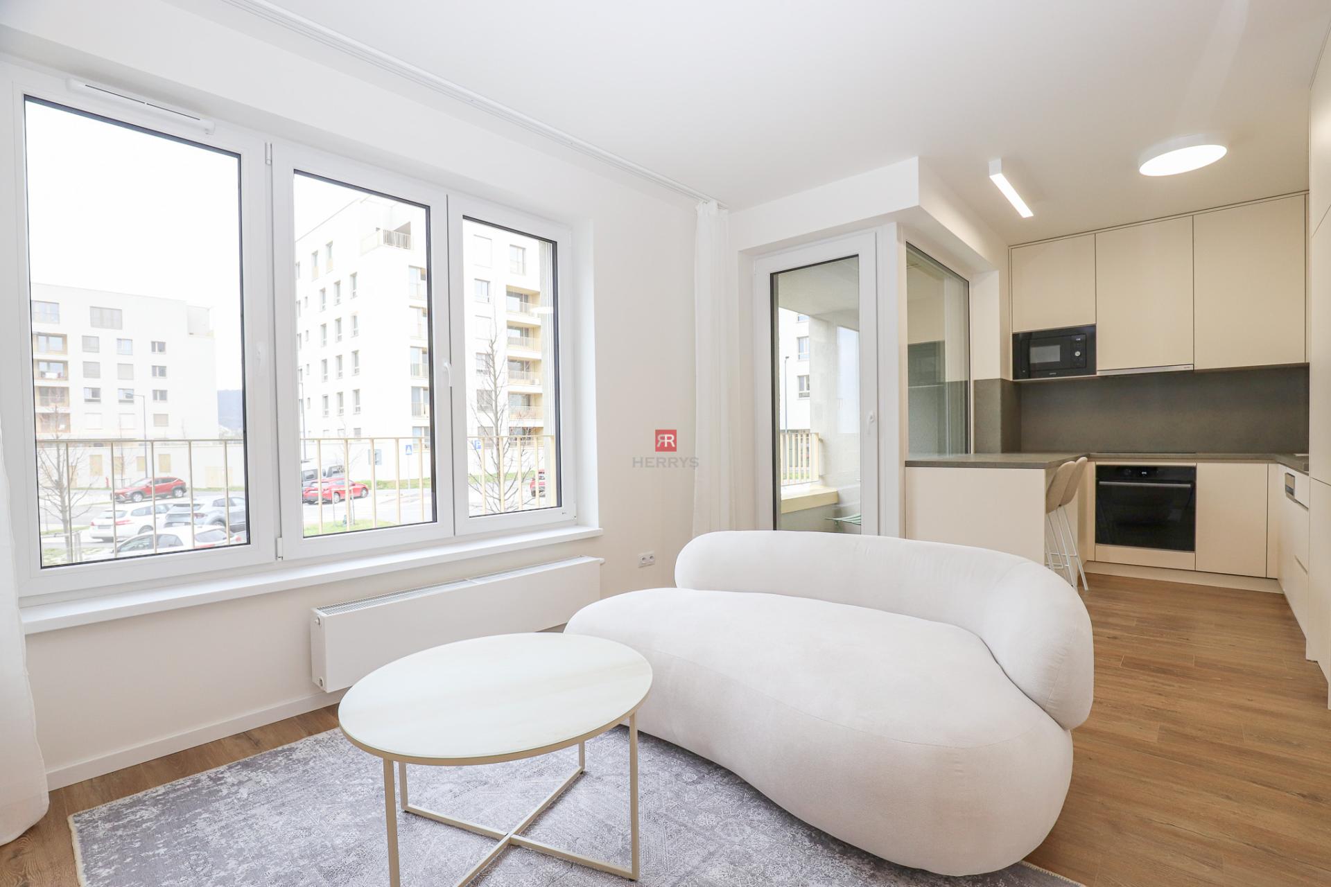 HERRYS - prenájom útulného a moderného 1,5-izbového bytu v novostavbe Bory