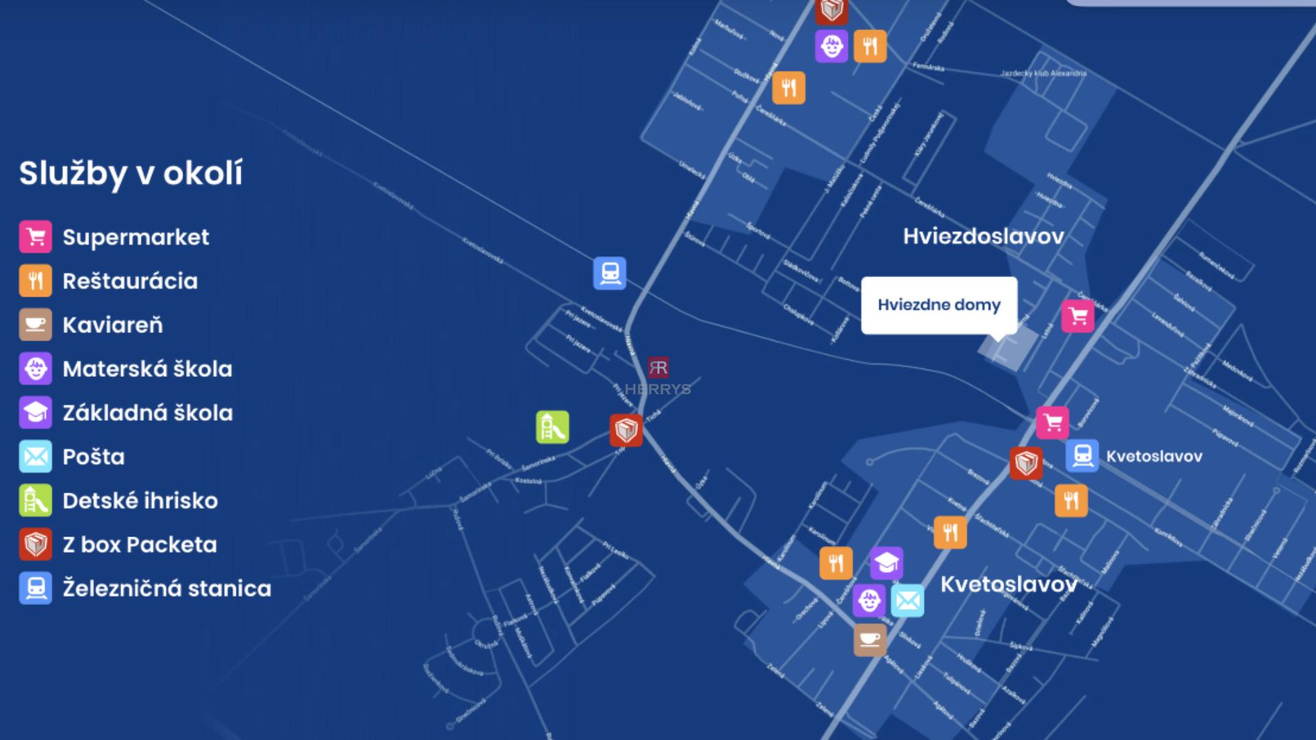 HERRYS - Na predaj investičná príležitosť: Pozemok v obci Hviezdoslavov na výstavbu radových domov