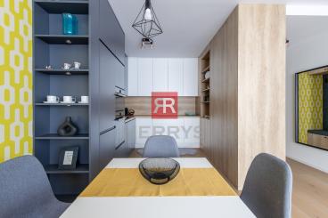 HERRYS - Na predaj kompletne zariadený 2-izbový byt s garážou v projekte Blumental