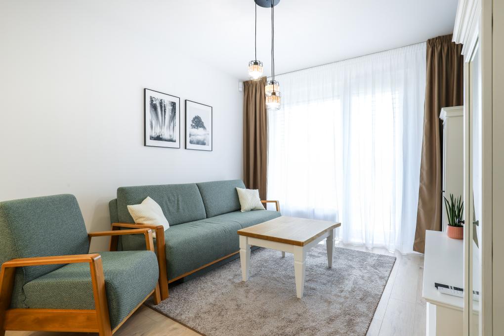 HERRYS - Na prenájom 2 - izbový štýlový dosiaľ neobývaný apartmán v Novom Ružinove