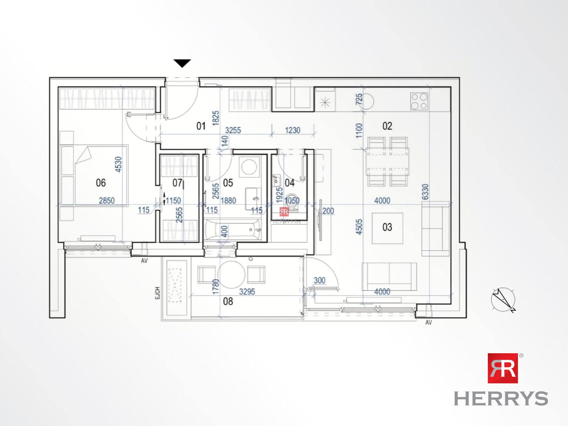 HERRYS - Na prenájom úplne nový, dosiaľ neobývaný 2 - izbový byt v prekrásnom prostredí Dúbravky