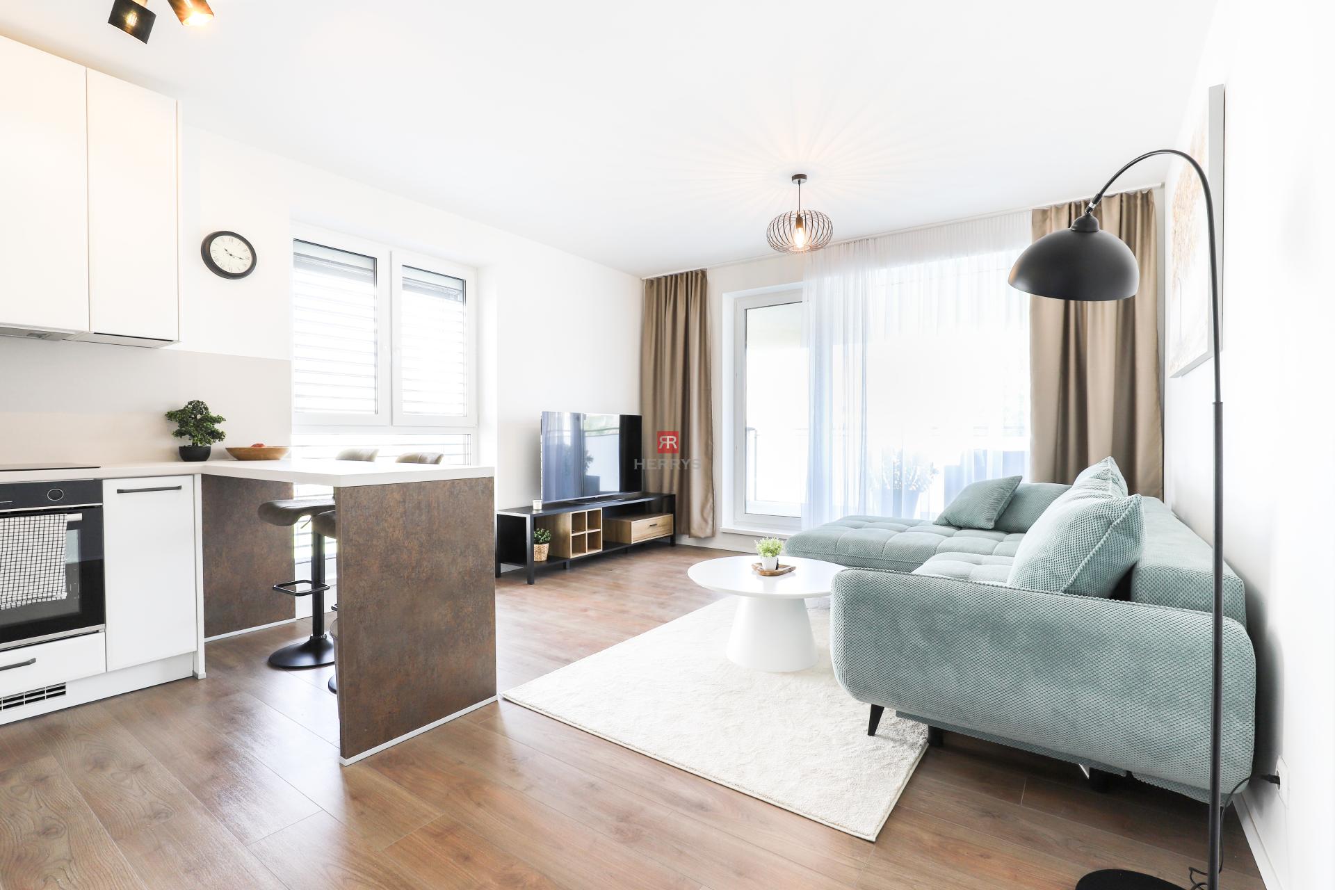 HERRYS - rent 3-room apartment in the new Noemis building, never occupied, with two parking spaces