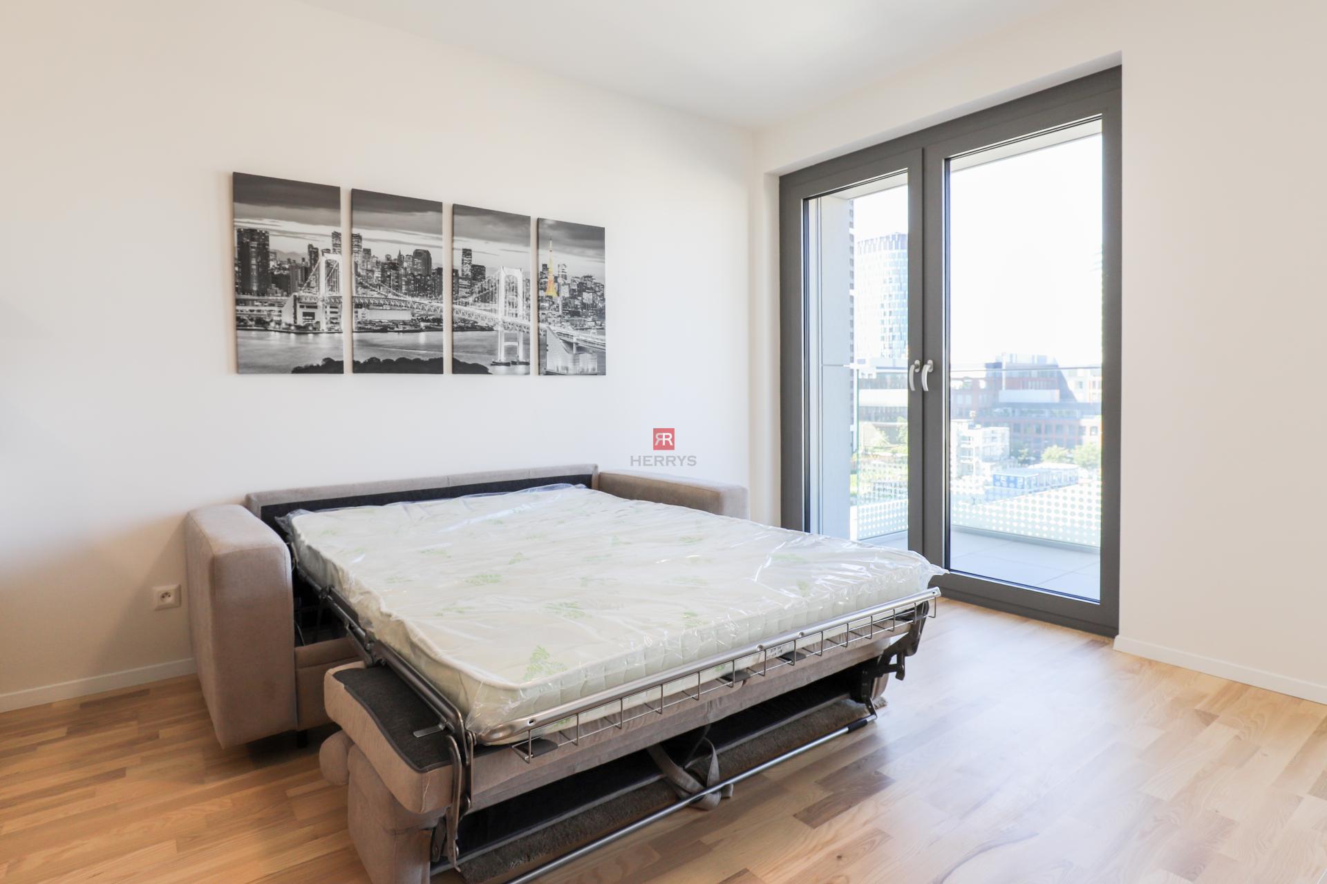 HERRYS - Na prenájom úplne nový, zariadený 1-izbový apartmán v projekte METROPOLIS&nbsp;