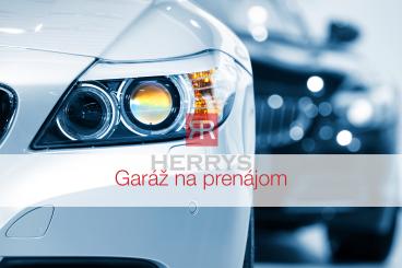 HERRYS - garage for rent on Černyševského Street in Petržalka