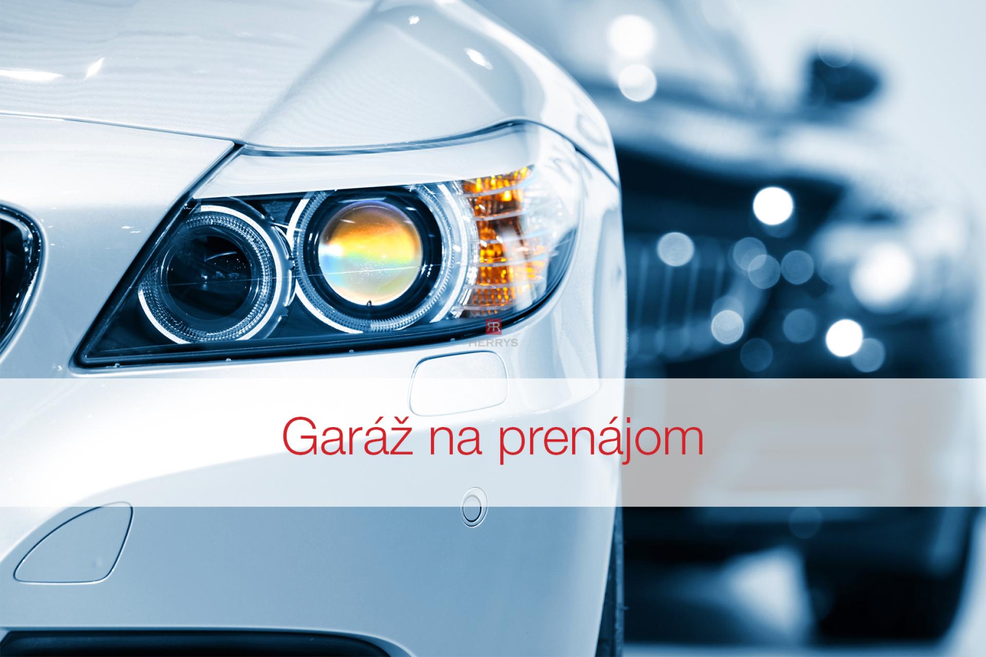 HERRYS - garage for rent on Černyševského Street in Petržalka