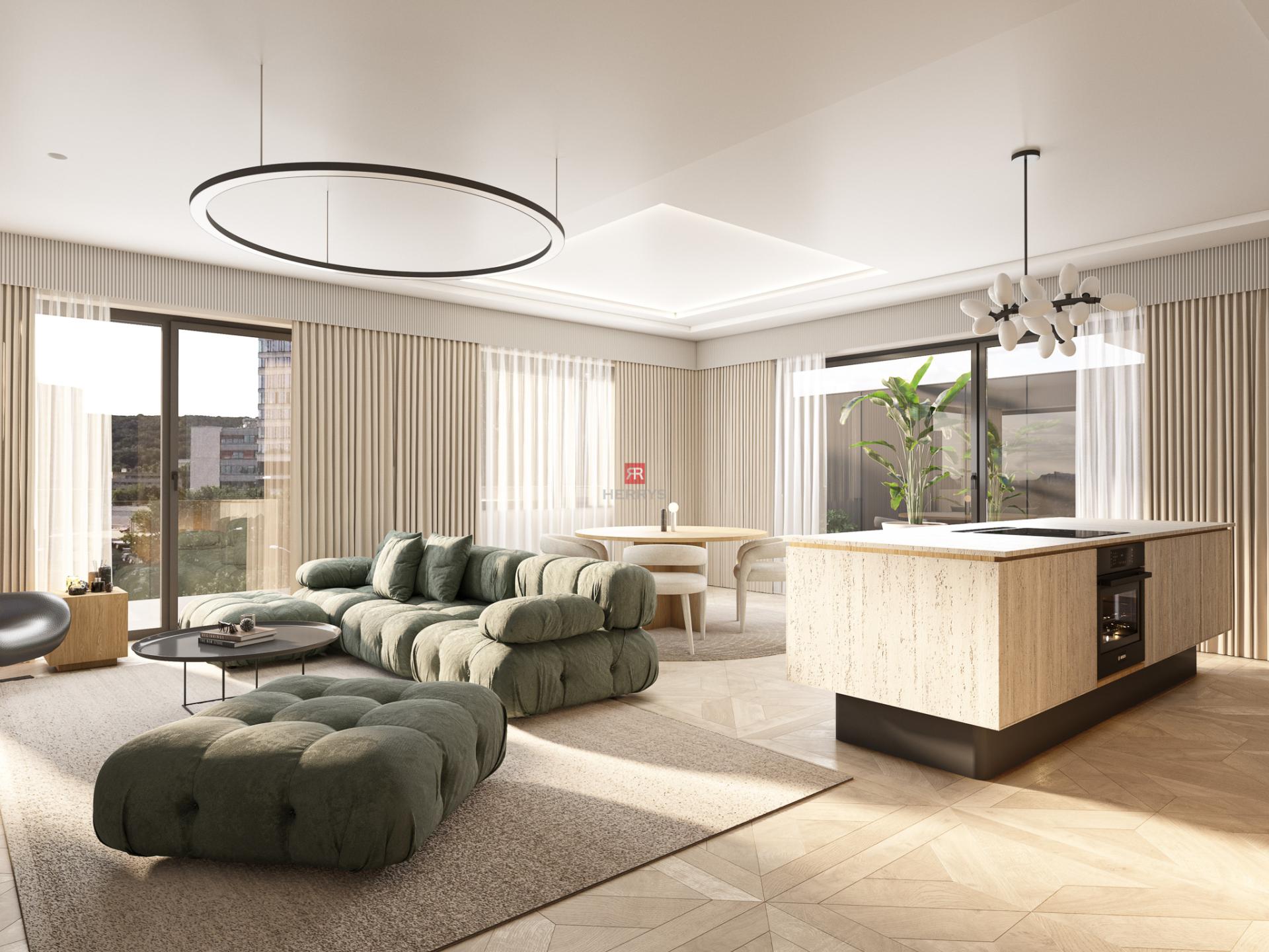 HERRYS – Exclusive 4-room penthouse with terrace for sale in the K Železnej studienke project