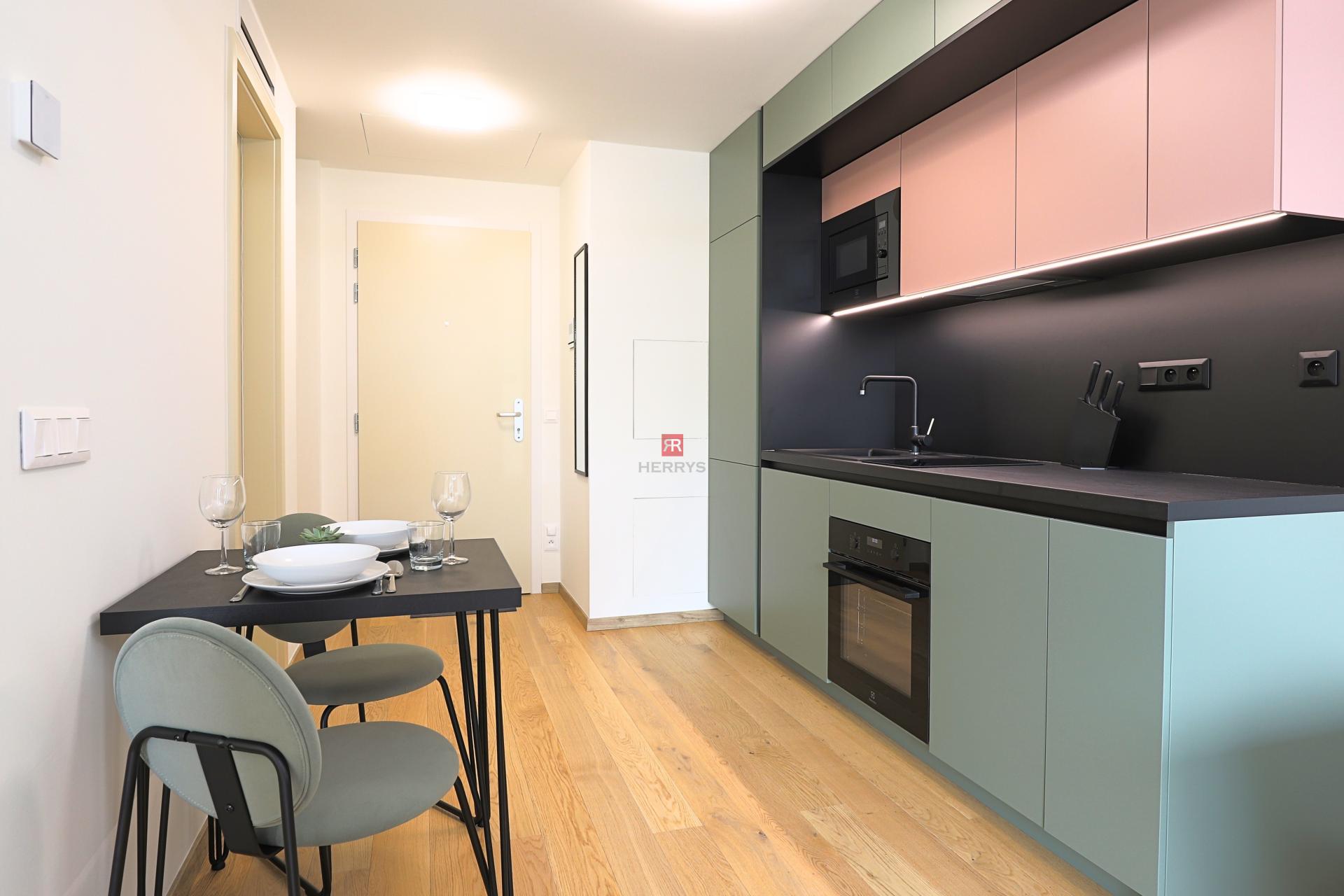 HERRYS - For rent luxurious 1.5-room fully furnished apartment in the Vydrica project
