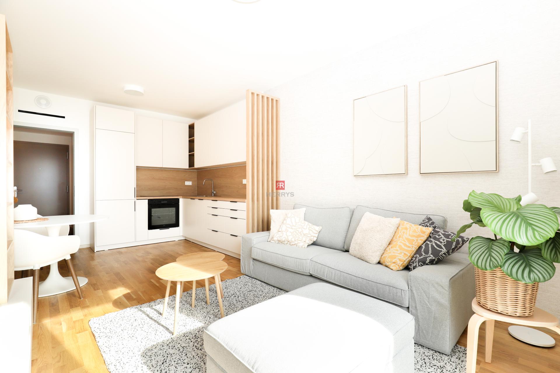 HERRYS – Na prenájom dizajnový 2-izbový byt s parkovaním v projekte Metropolis