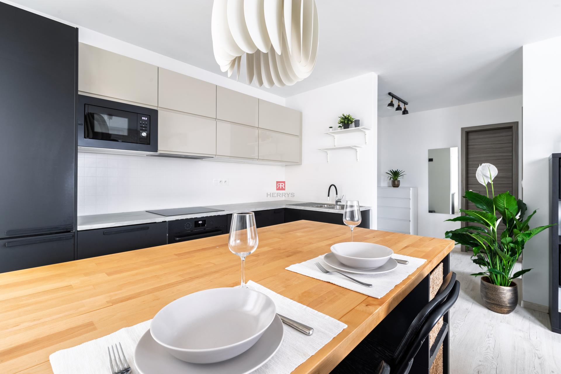 HERRYS - Fully furnished 2-room apartment for sale in a new building in Dúbravka