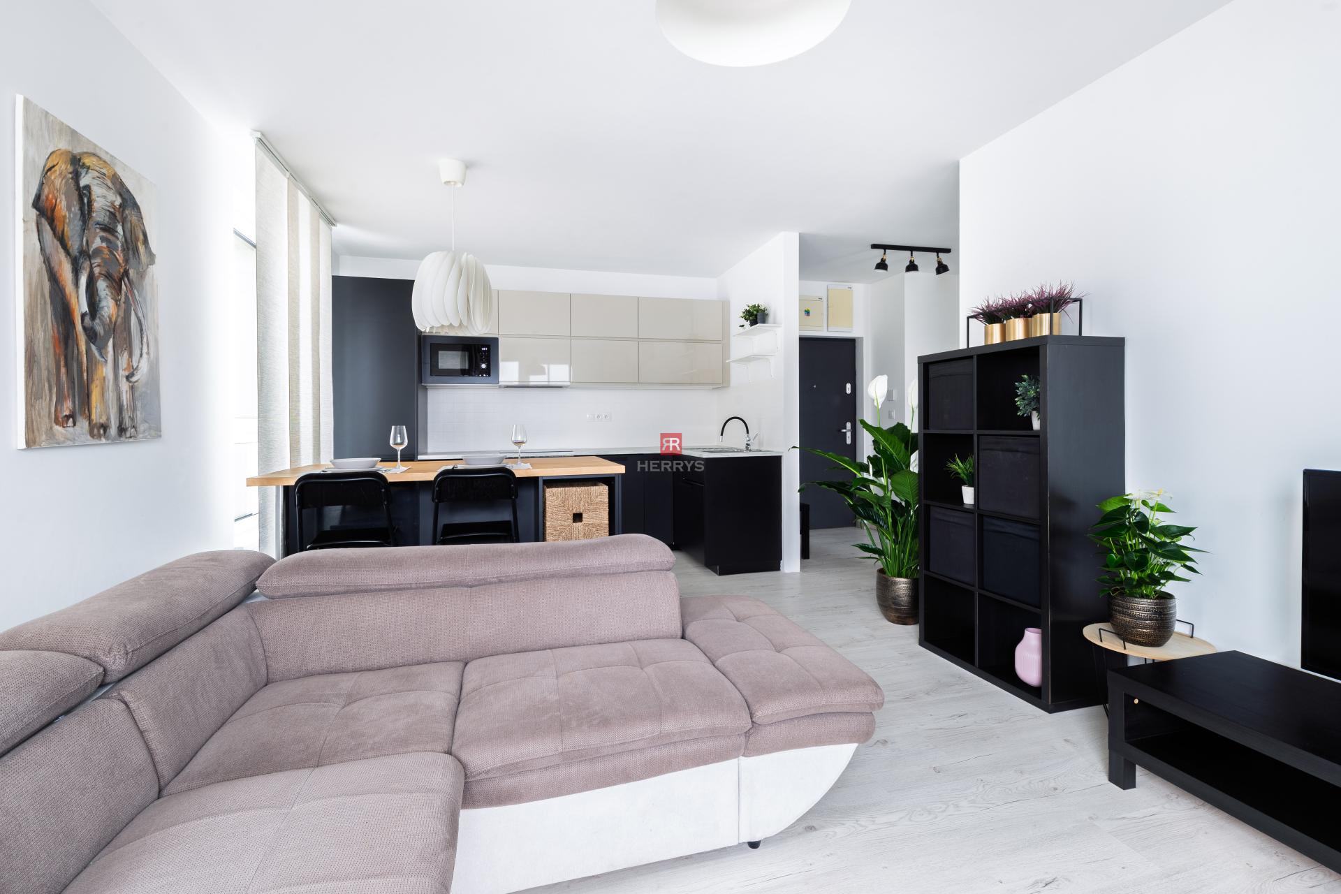 HERRYS - Fully furnished 2-room apartment for sale in a new building in Dúbravka