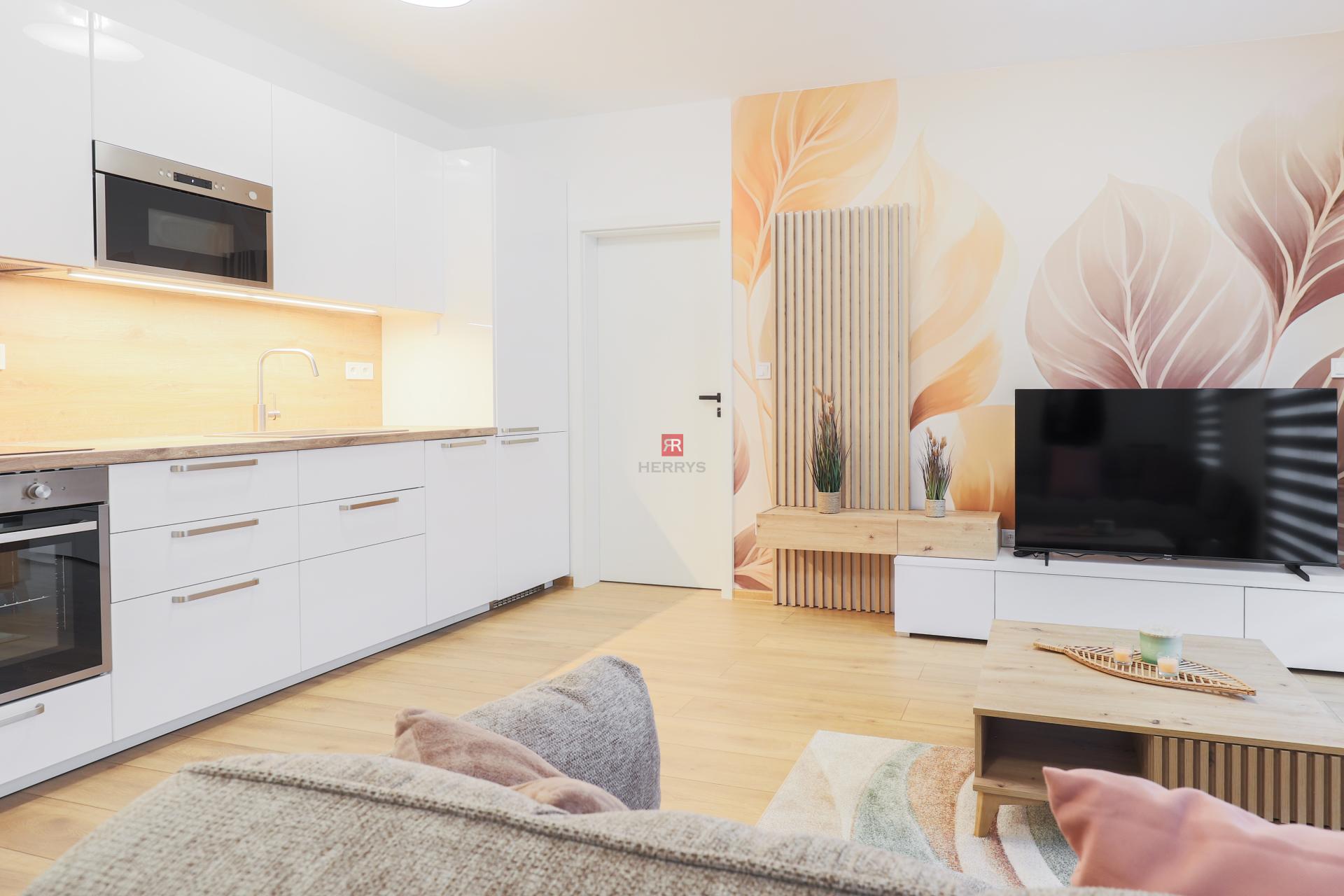 HERRYS - For rent: nice, brand new 2-room apartment with parking space in a new building in Stupava