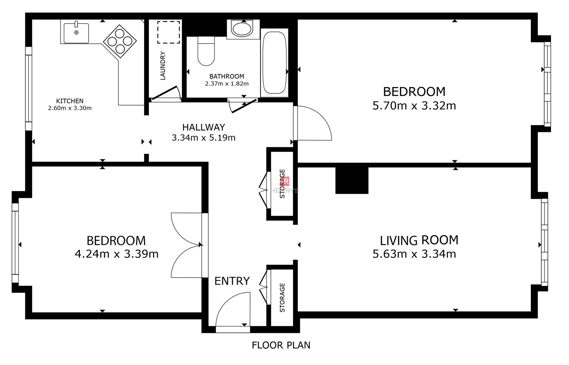 HERRYS - Na predaj pekný 3i byt na Americkej ulici v Bratislava – Nové Mesto.&nbsp;