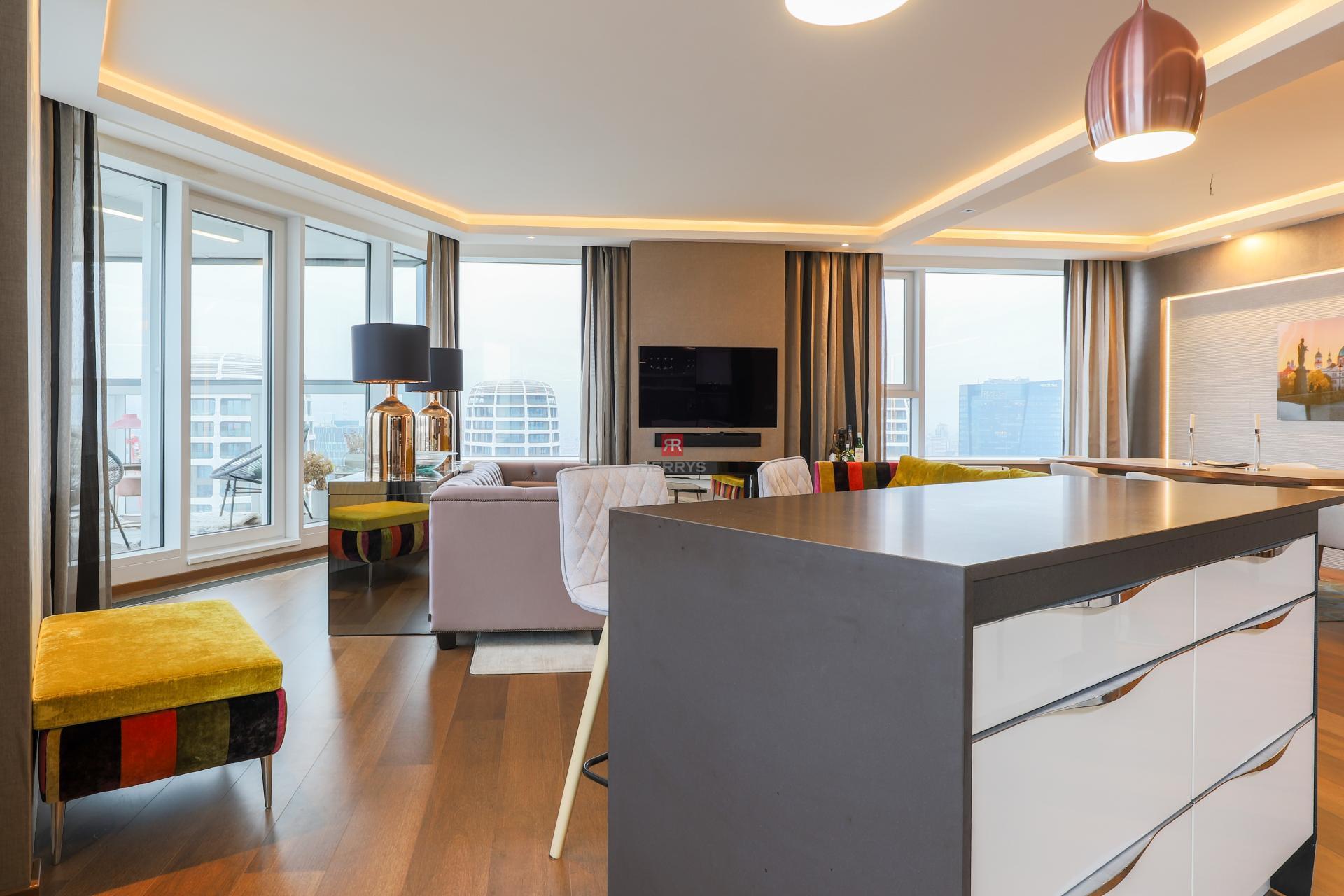 HERRYS - Na prenájom luxusný slnečný 3 izbový byt s 2x parkovacím miestom Panorama city&nbsp;