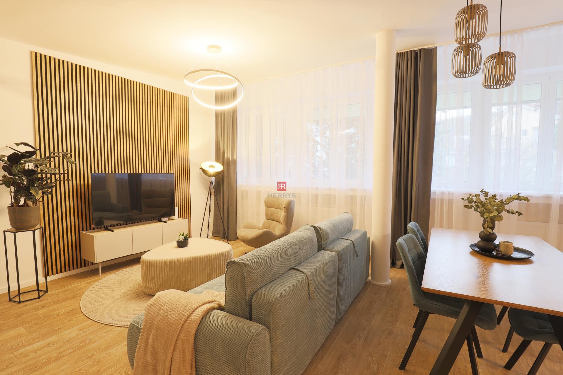 HERRYS – Na prenájom luxusný 2-izbový byt pri Horskom parku so záhradou a bazénom&nbsp;