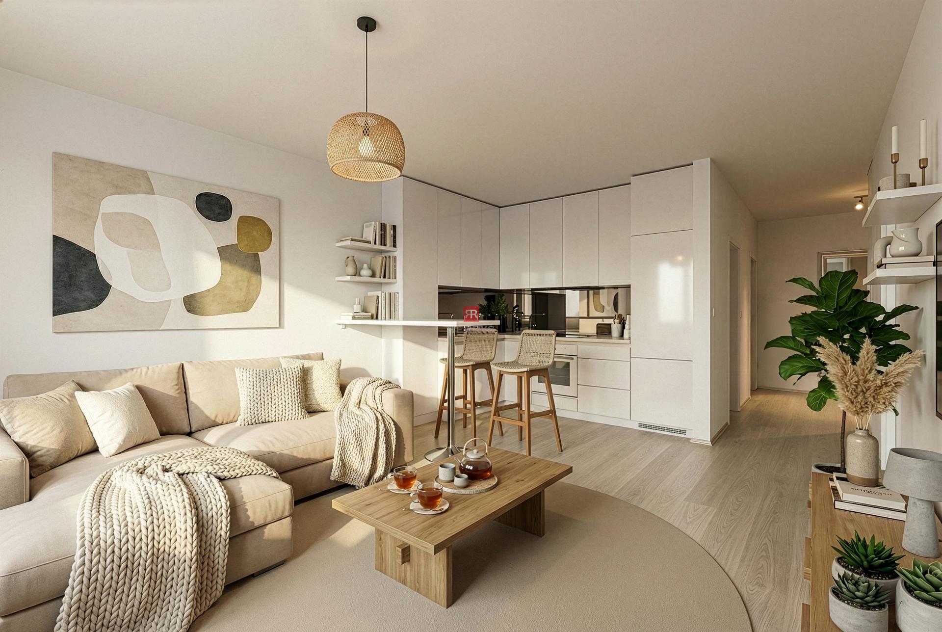 HERRYS – Na predaj priestranný 2-izbový byt v novostavbe Kazanská ulica.&nbsp;