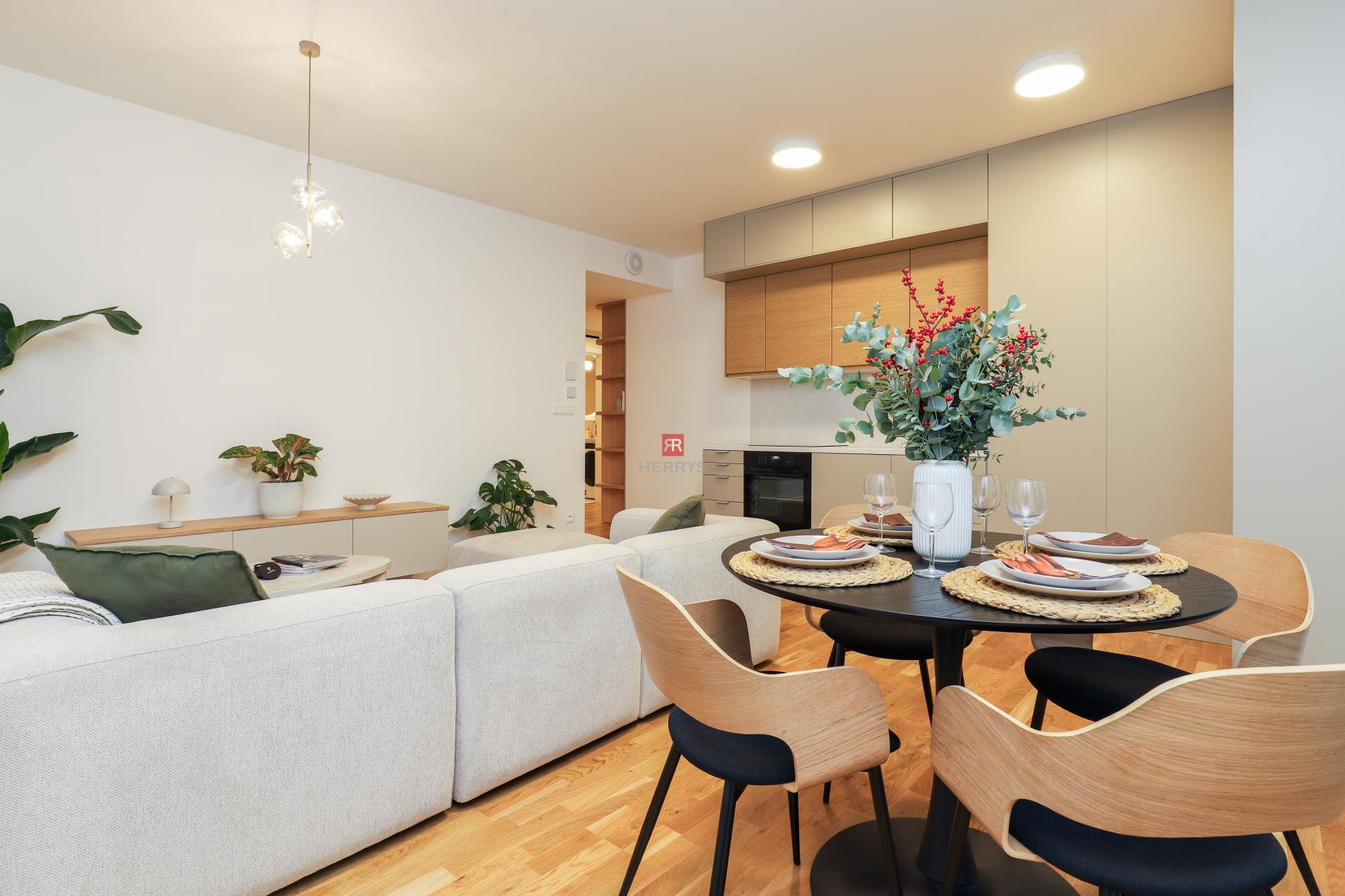 HERRYS - Na prenájom krásny, úplne nový 3-izbový zariadený byt v prémiovom komplexe METROPOLIS