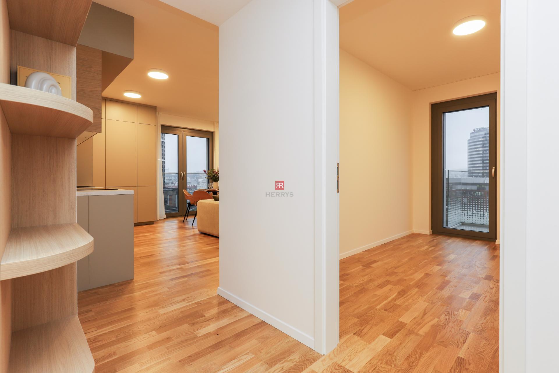 HERRYS - Na prenájom krásny, úplne nový 3-izbový zariadený byt v prémiovom komplexe METROPOLIS