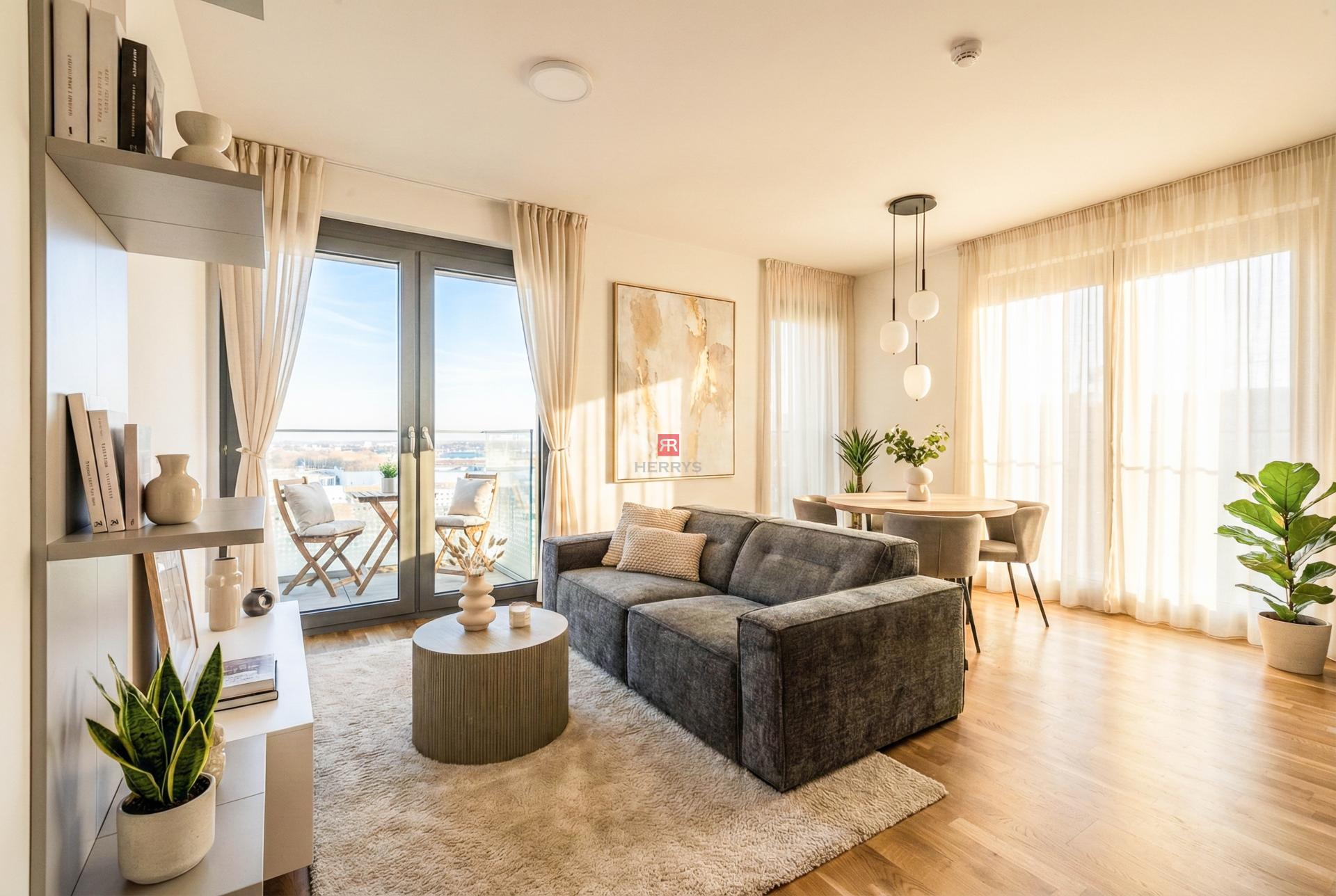 HERRYS - Na predaj luxusný úplne nový 3-izbový kompletne zariadený apartmán v novostavbe Metropolis