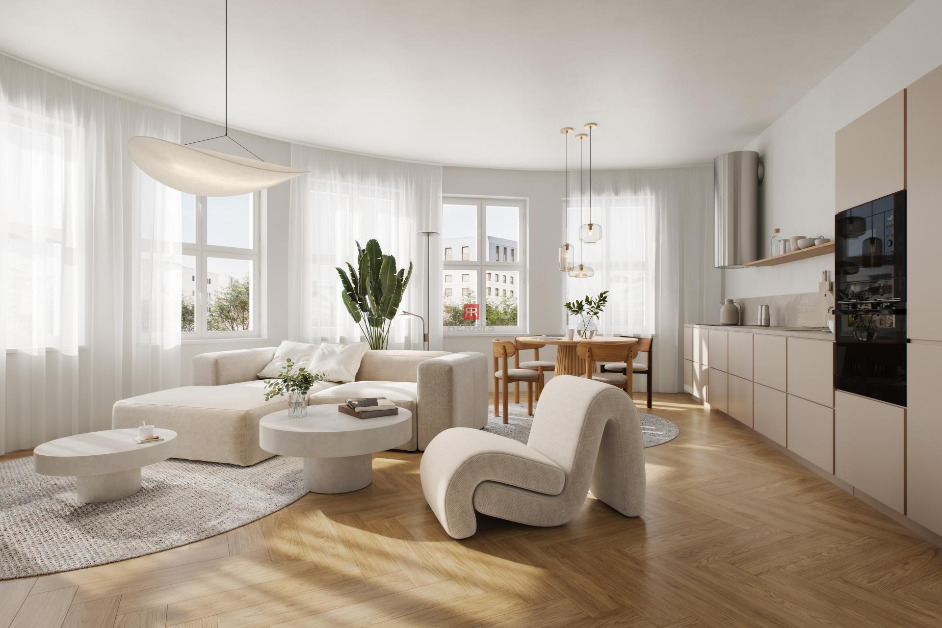 HERRYS – Na predaj 1-izbový apartmán v historickom centre Starého Mesta v projekte UNO Poštová Residence