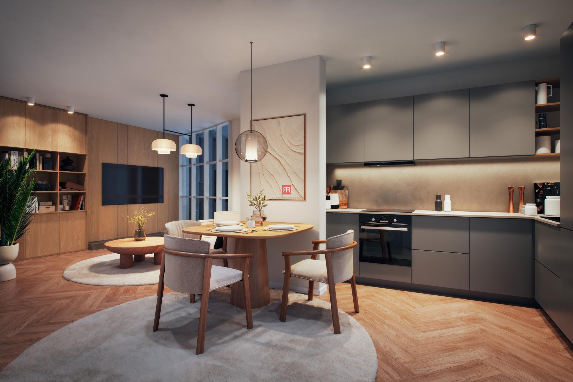 HERRYS – Na predaj 1-izbový apartmán v historickom centre Starého Mesta v projekte UNO Poštová Residence