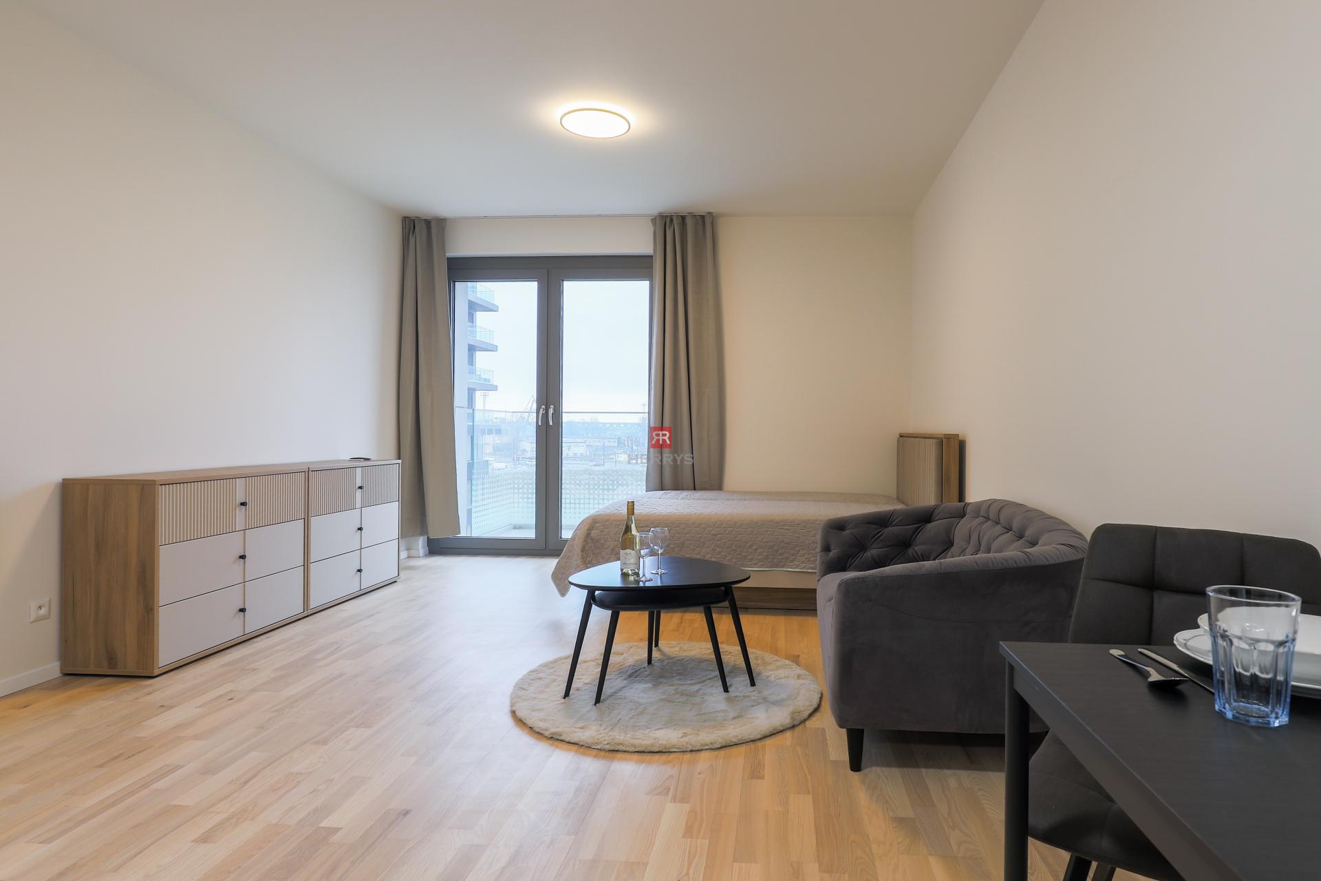 HERRYS ponúka na prenájom moderný a úplne nový 1 izbový byt v prémiovom projekte Metropolis, s parkovacím miestom.&nbsp;