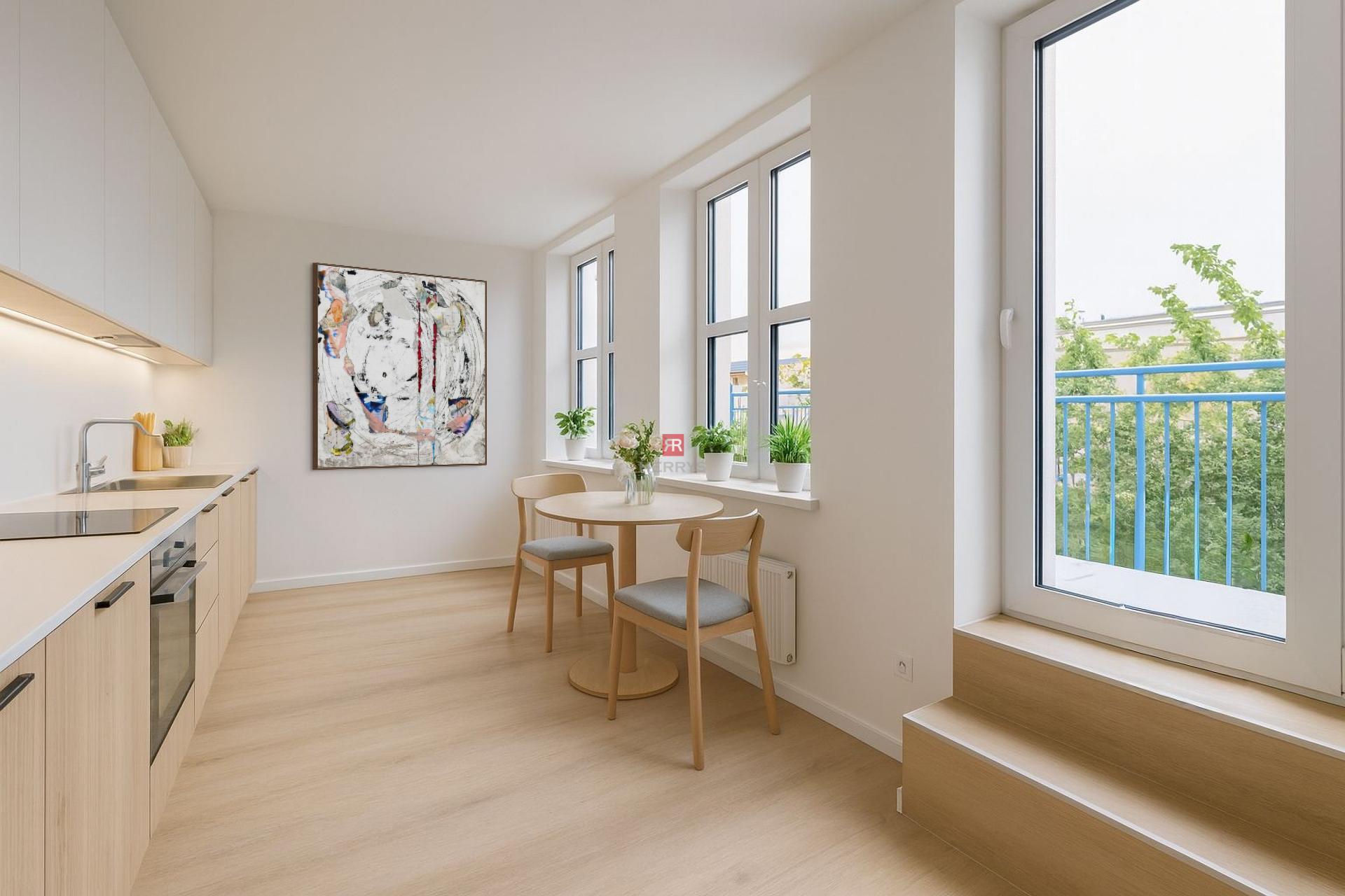 HERRYS - 1-room apartment in the center of Bratislava with a terrace in the UNO Poštová Residence project