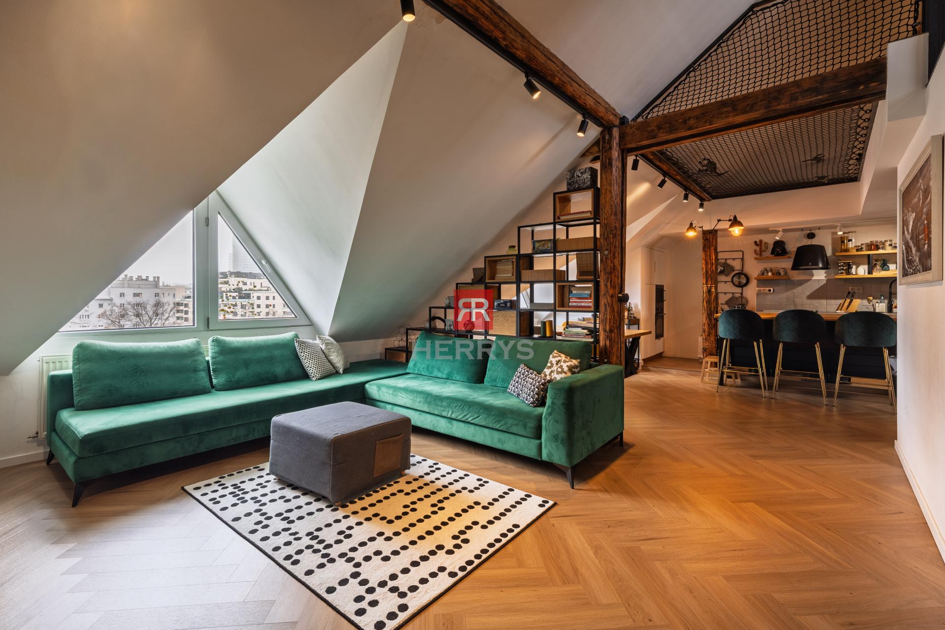 HERRYS – Na predaj výnimočný 4-izbový mezonet s terasou a wellness na Legionárskej ulici