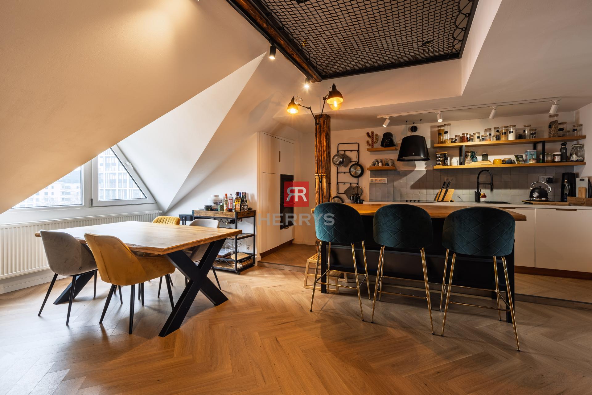 HERRYS – Na predaj výnimočný 4-izbový mezonet s terasou a wellness na Legionárskej ulici