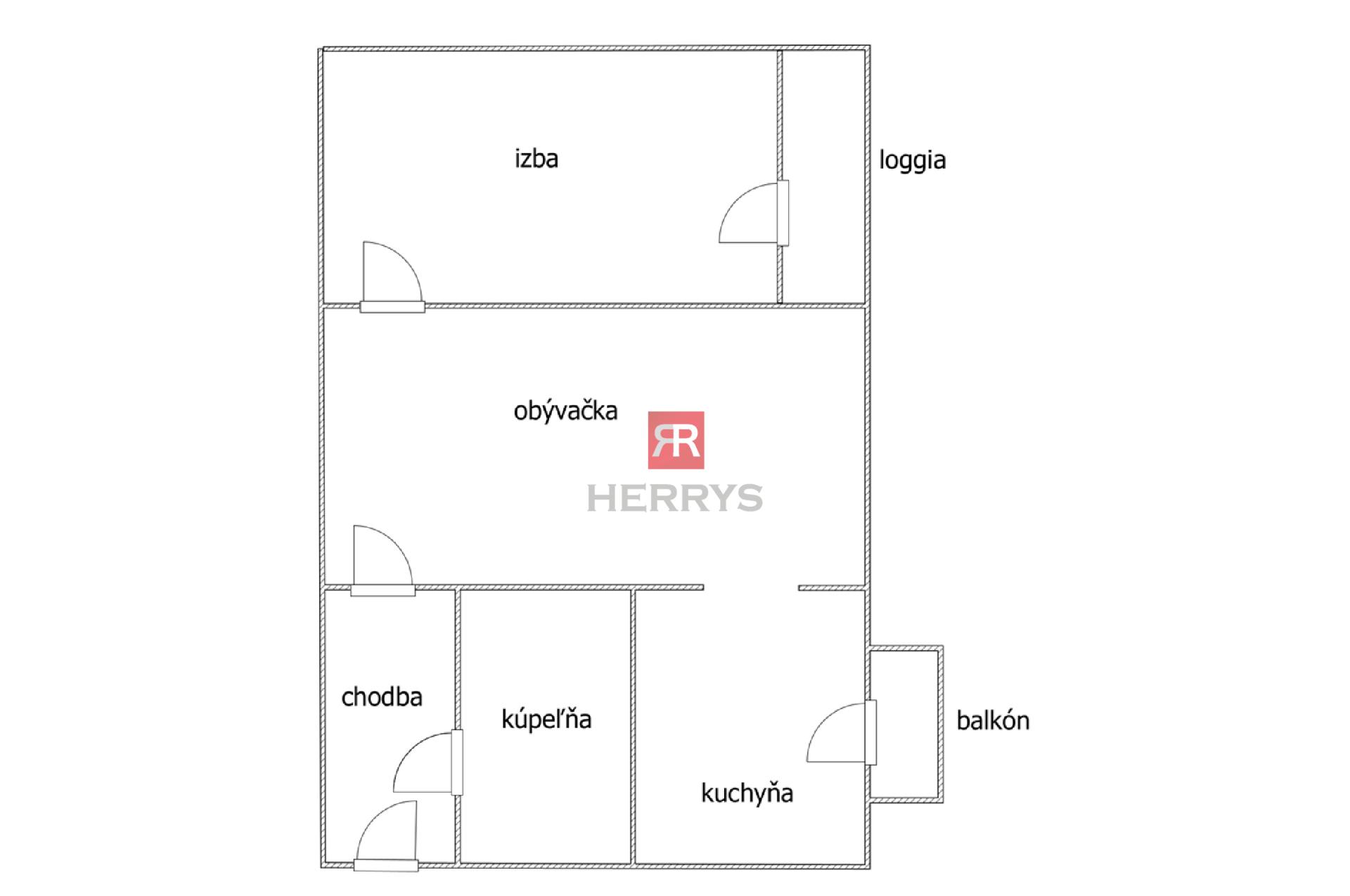 HERRYS - Na predaj 2-izbový byt v blízkosti Račianskeho mýta s možnosťou prerobenia na 3 izbový