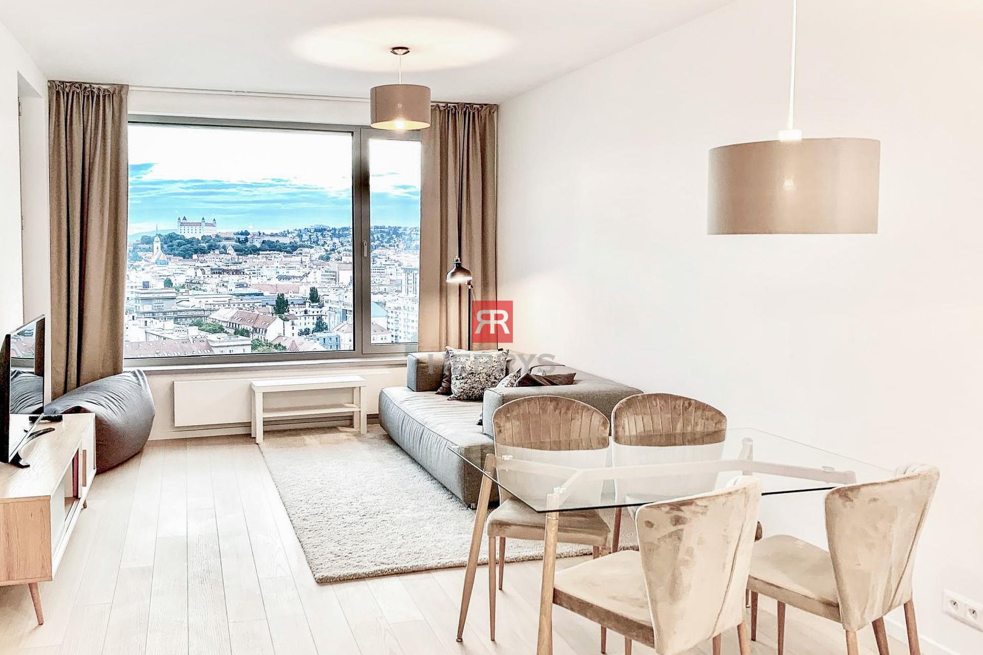 HERRYS - Na prenájom štýlový 2 izbový byt na lukratívnej adrese, SKYPARK by Zaha Hadid