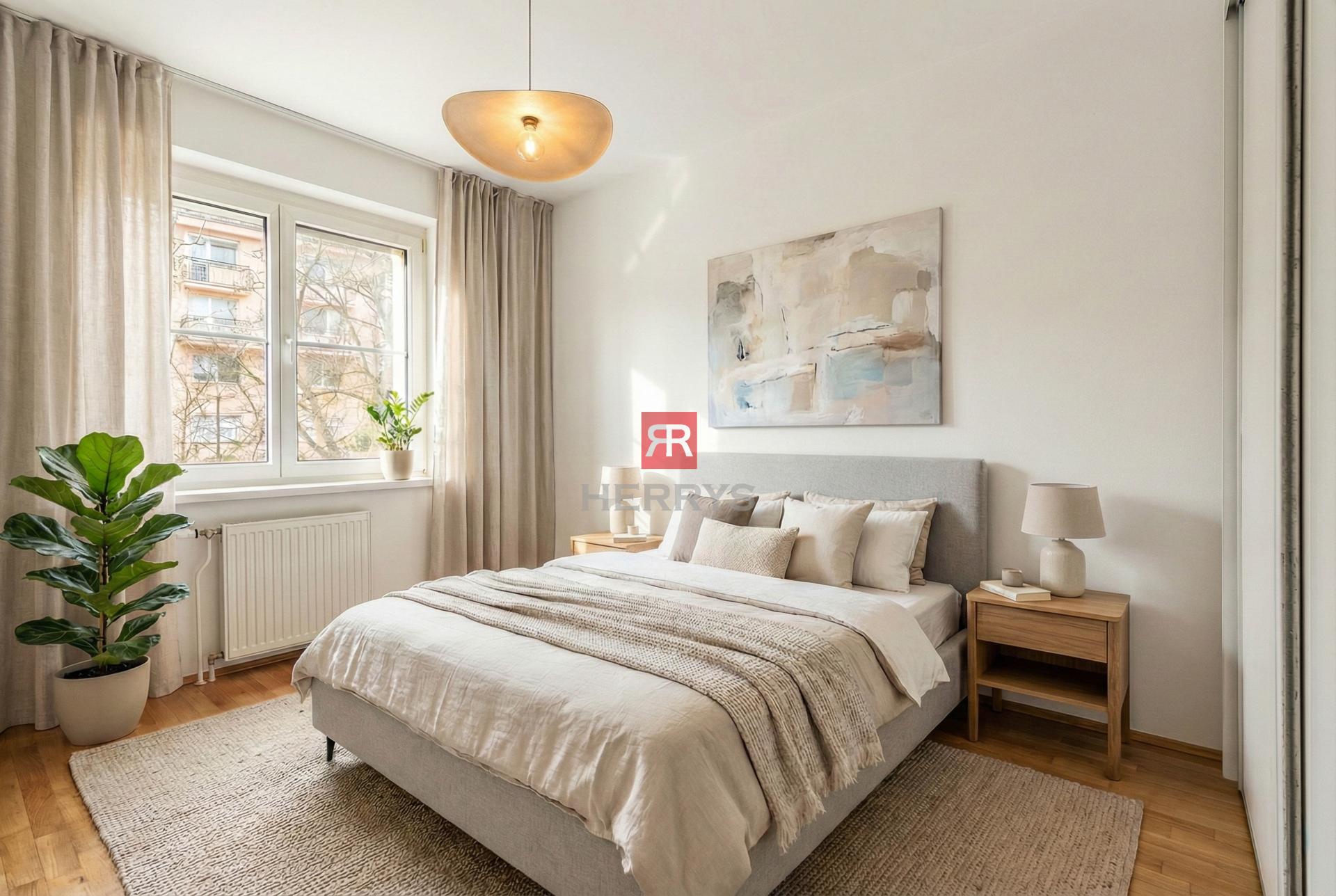 HERRYS - Na predaj priestranný slnečný 4-izbový byt s balkónom a parkovacím miestom, Tichá ulica