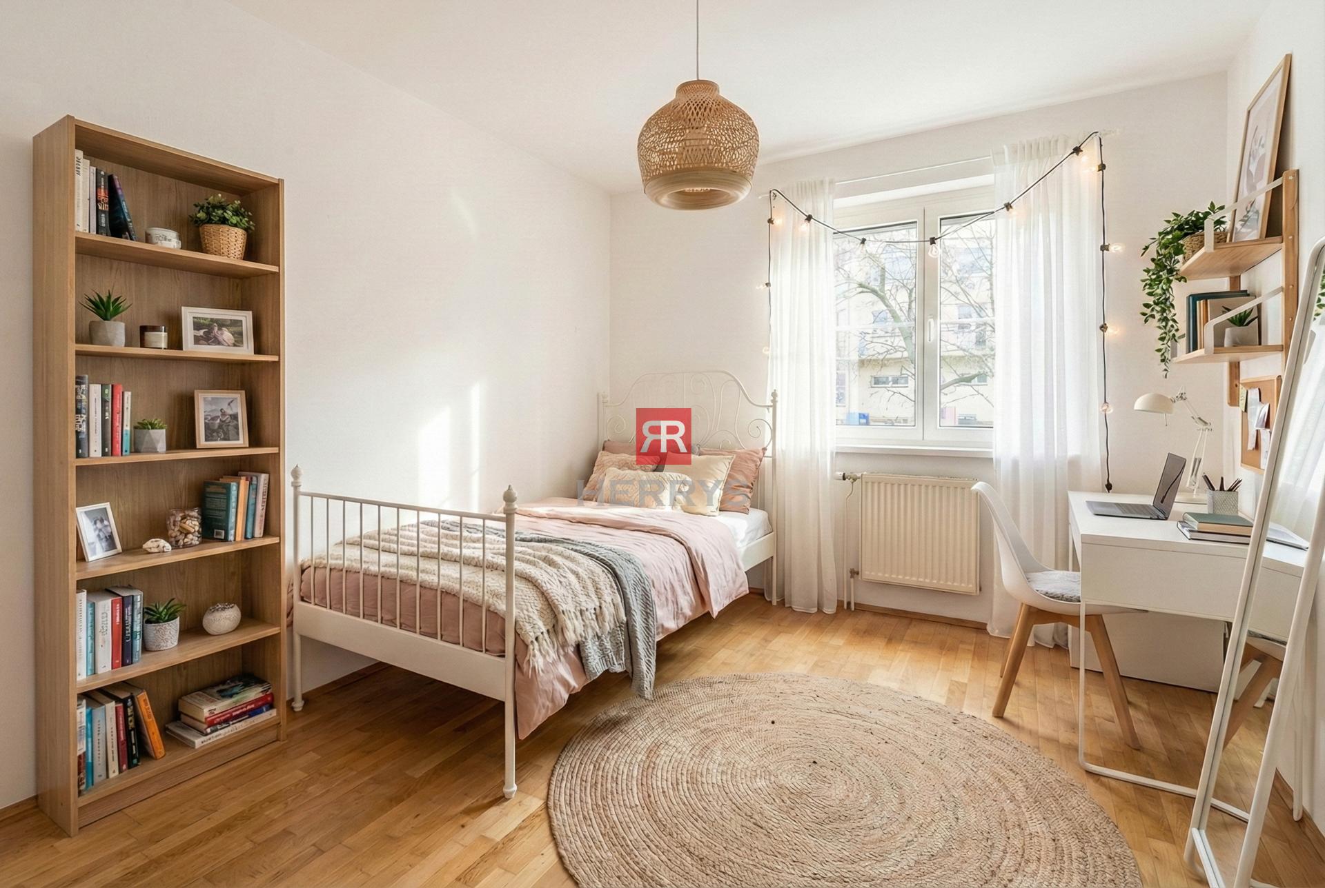 HERRYS - Na predaj priestranný slnečný 4-izbový byt s balkónom a parkovacím miestom, Tichá ulica