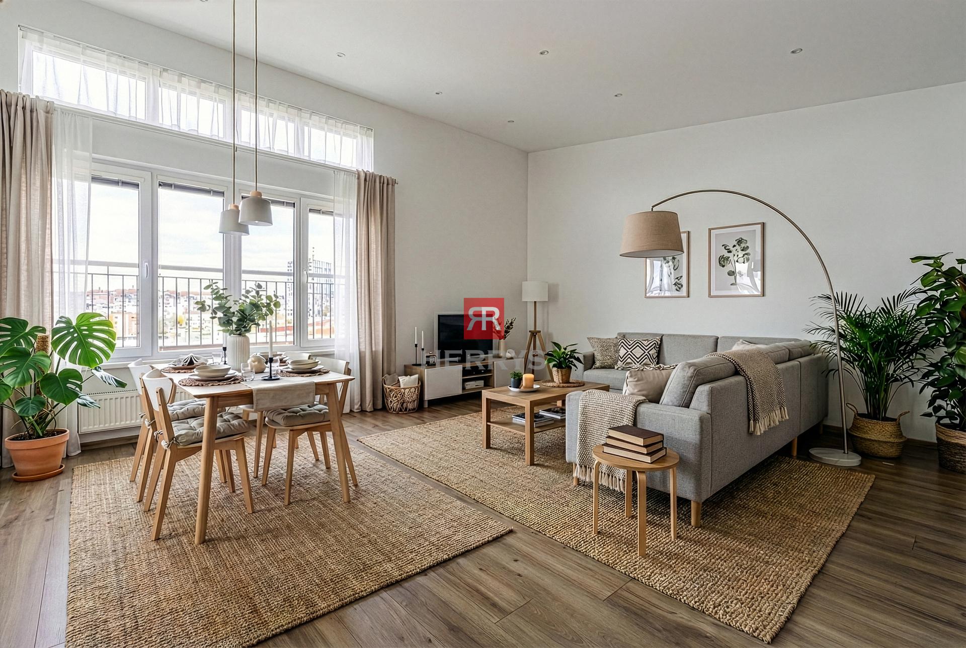 HERRYS - Na predaj priestranný 3 izbový byt s veľkou terasou a úžasným výhľadom na celé mesto