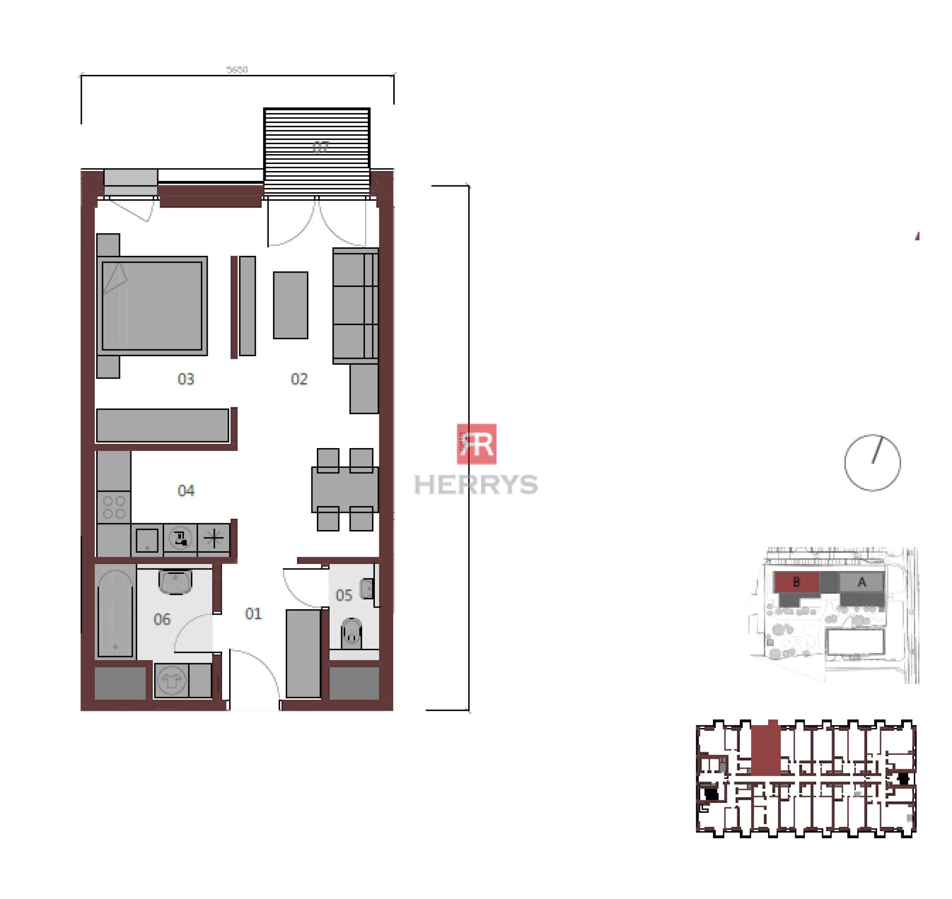 HERRYS - For rent 1.5-room beautiful, brand new apartment in the new METROPOLIS complex