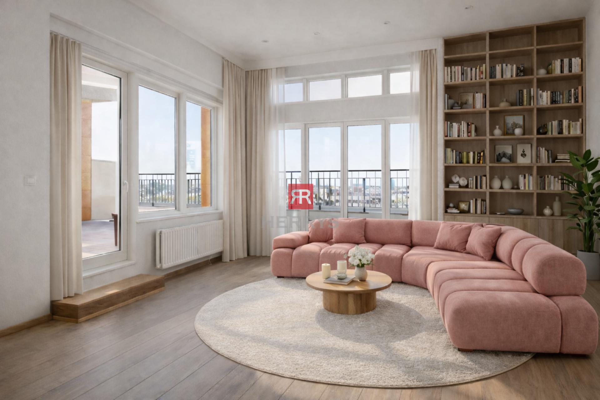 HERRYS - Na predaj priestranný 3 izbový byt s veľkou terasou a úžasným výhľadom na celé mesto