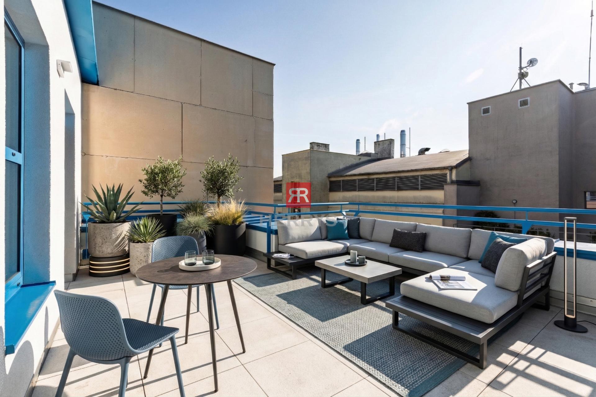 HERRYS - 3-room apartment for sale in center of Bratislava with a terrace in UNO Residence project