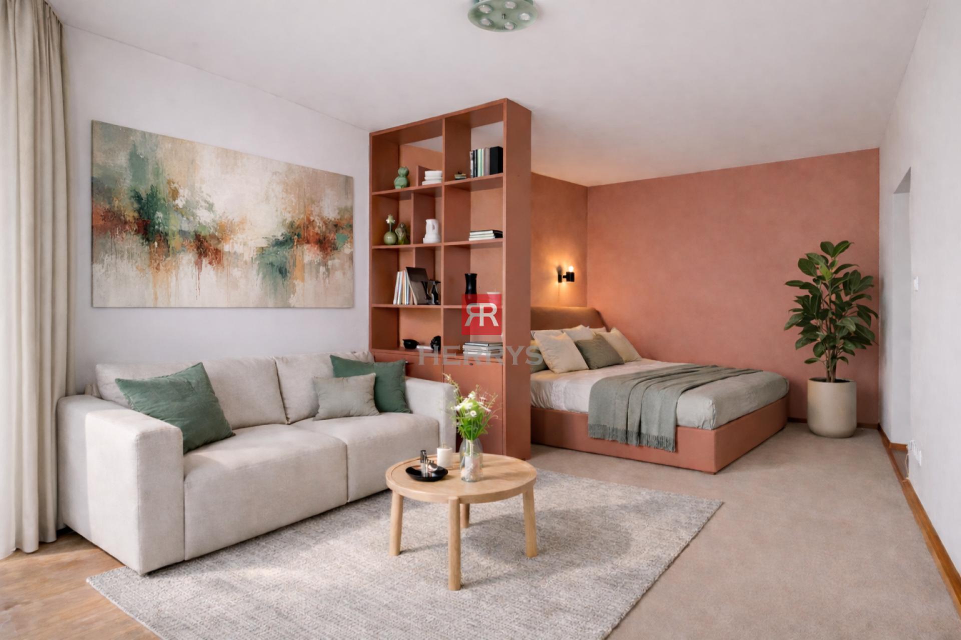 HERRYS - Na predaj priestranný 1 izbový byt so samostatnou kuchyňou a balkónom, Sibírska ulica