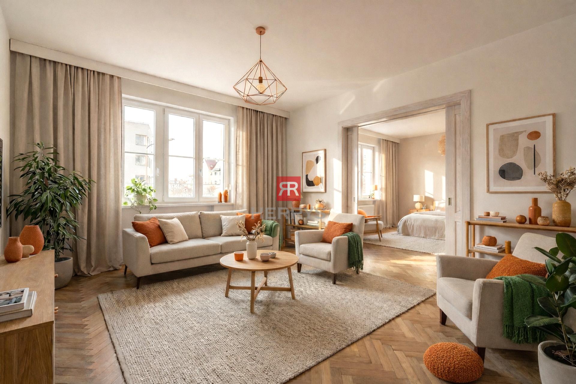 HERRYS - Na predaj exkluzívny staromestský 4 izbový byt s možnosťou prerobenia na 5 izbový&nbsp;