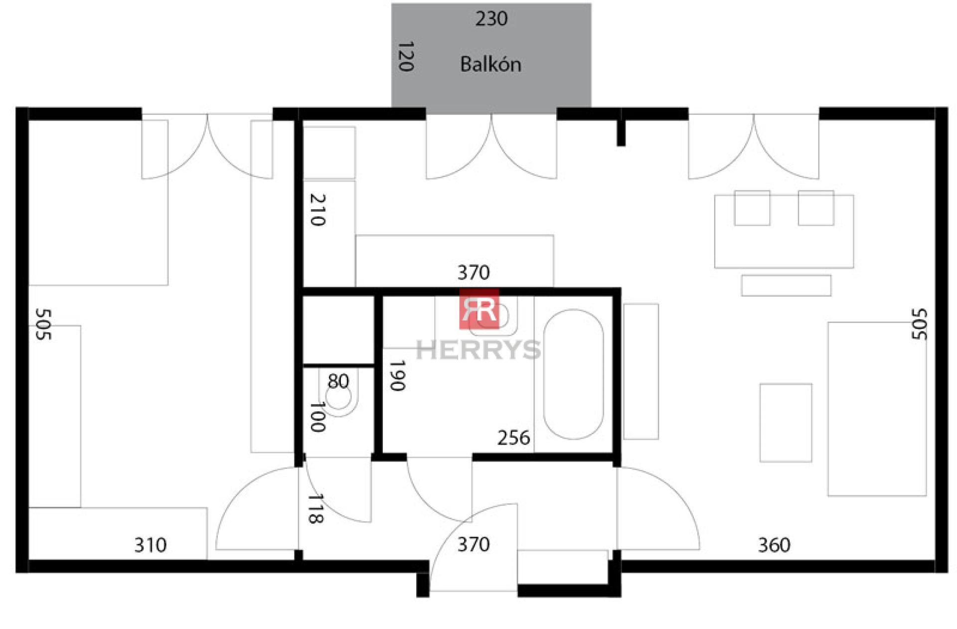 HERRYS - Na prenájom krásny, útulný 2-izbový byt v&nbsp;Bratislava - Ružinov na Uránovej ulici.